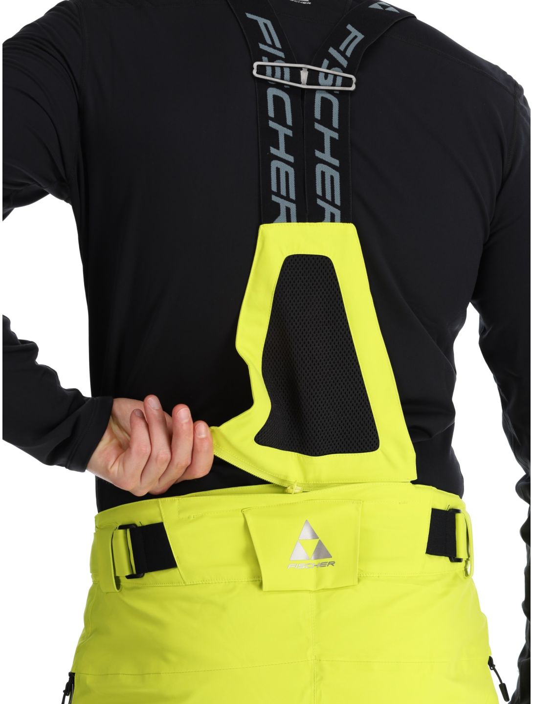 Fischer, RC4 pantalones de esquí hombres Fischer Yellow amarillo 