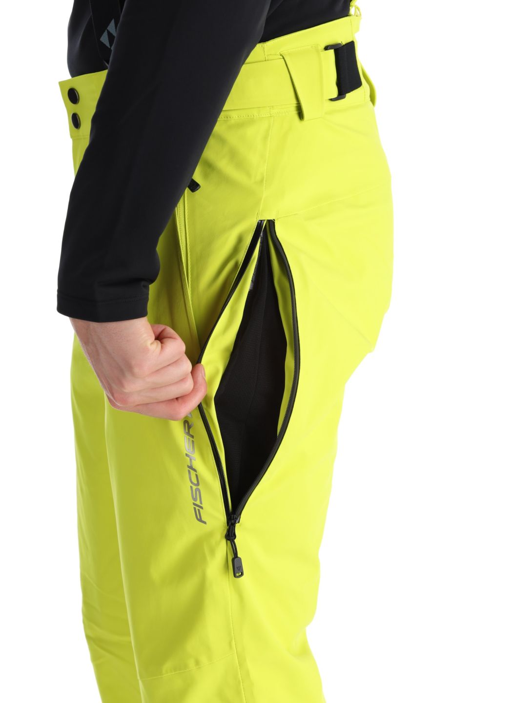 Fischer, RC4 pantalones de esquí hombres Fischer Yellow amarillo 