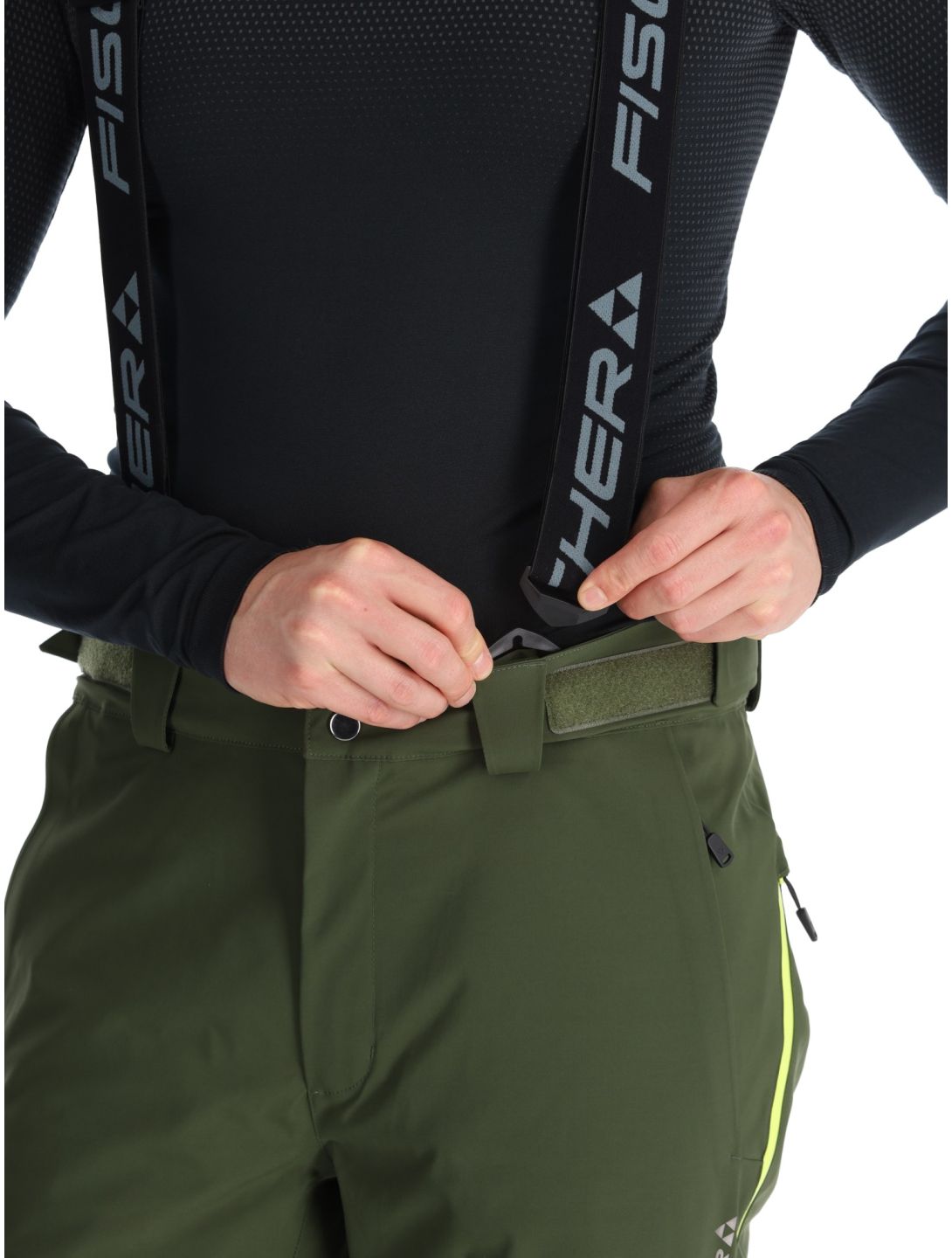 Fischer, RC4 pantalones de esquí hombres Rifle Green verde 