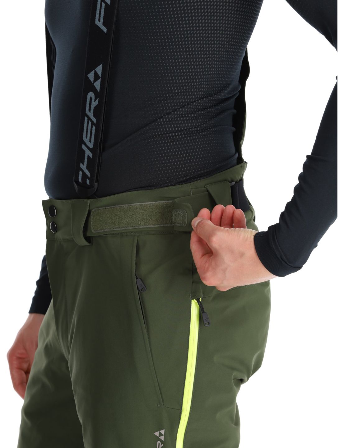 Fischer, RC4 pantalones de esquí hombres Rifle Green verde 