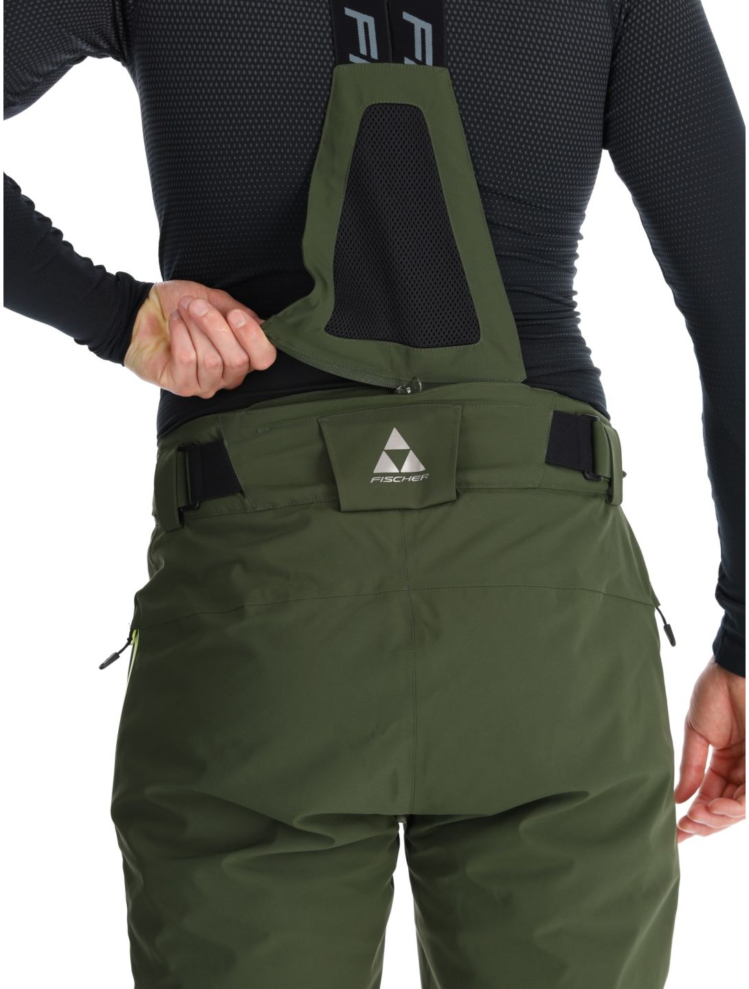 Fischer, RC4 pantalones de esquí hombres Rifle Green verde 