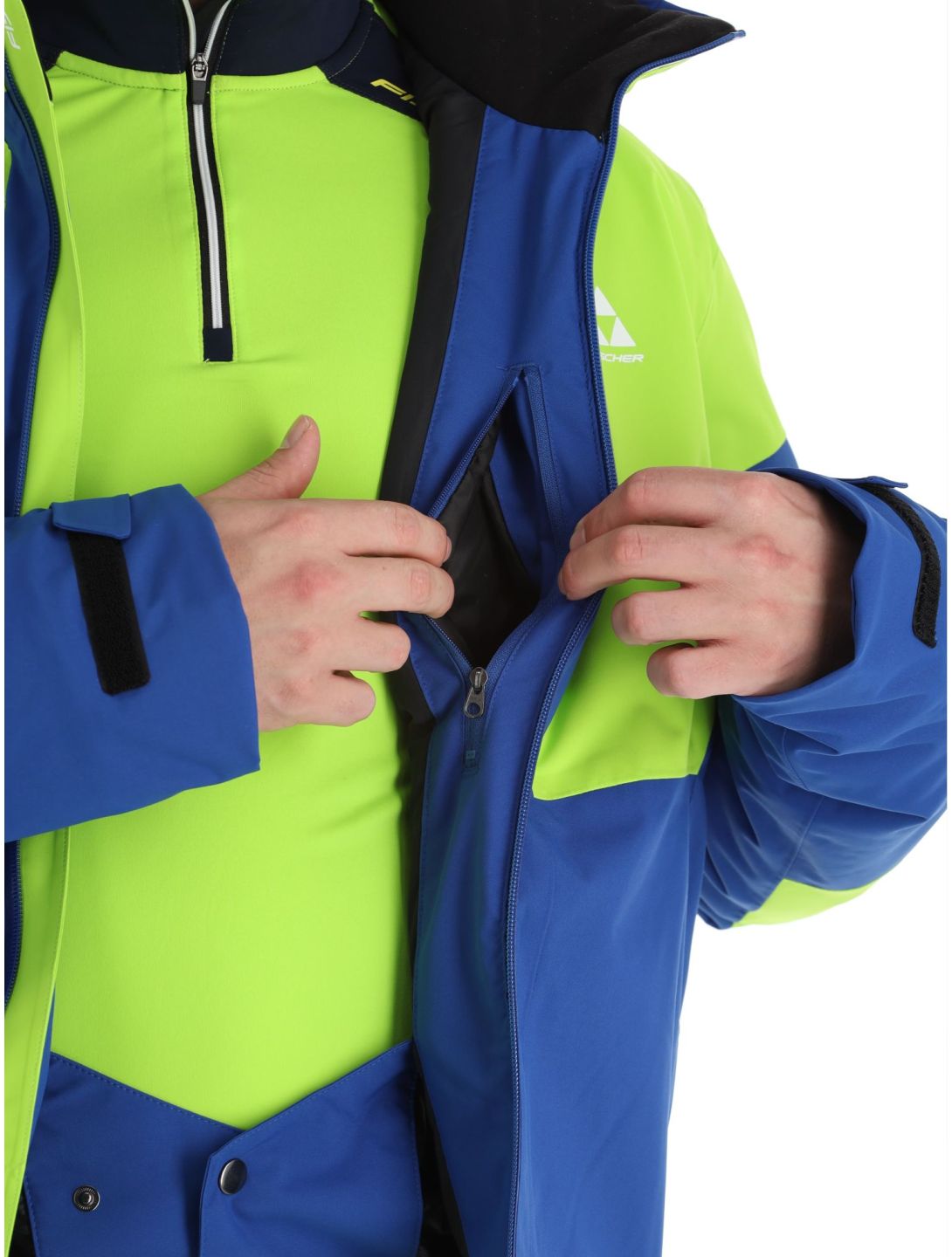 Fischer, Semmering chaqueta de esquí hombres Light Green azul, verde 