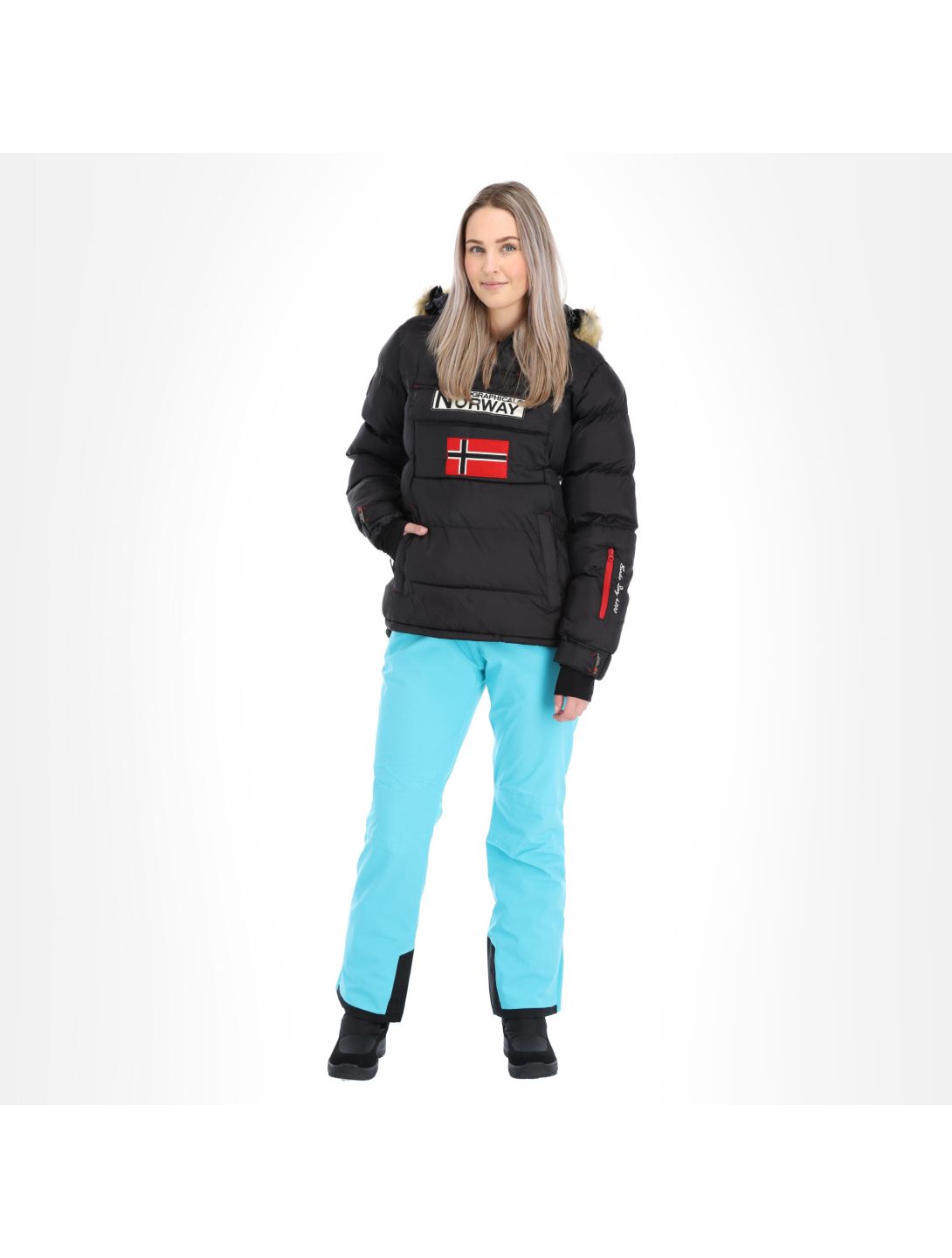 Geographical Norway, Belancolie 001 chaqueta de esquí mujeres negro 