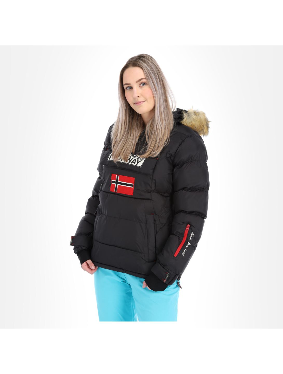 Geographical Norway, Belancolie 001 chaqueta de esquí mujeres negro 