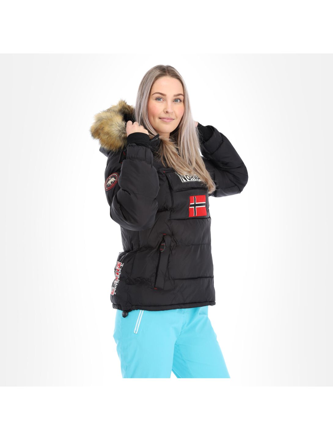 Geographical Norway, Belancolie 001 chaqueta de esquí mujeres negro 