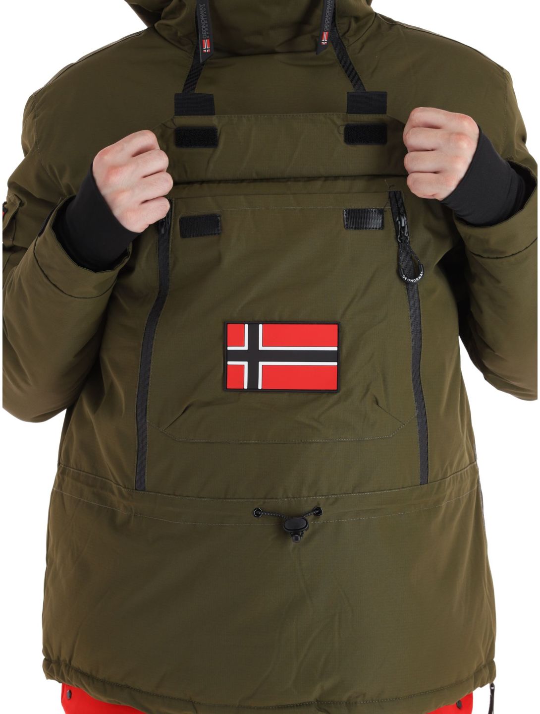 Geographical Norway, Benyamine chaqueta de esquí hombres Kaki verde 