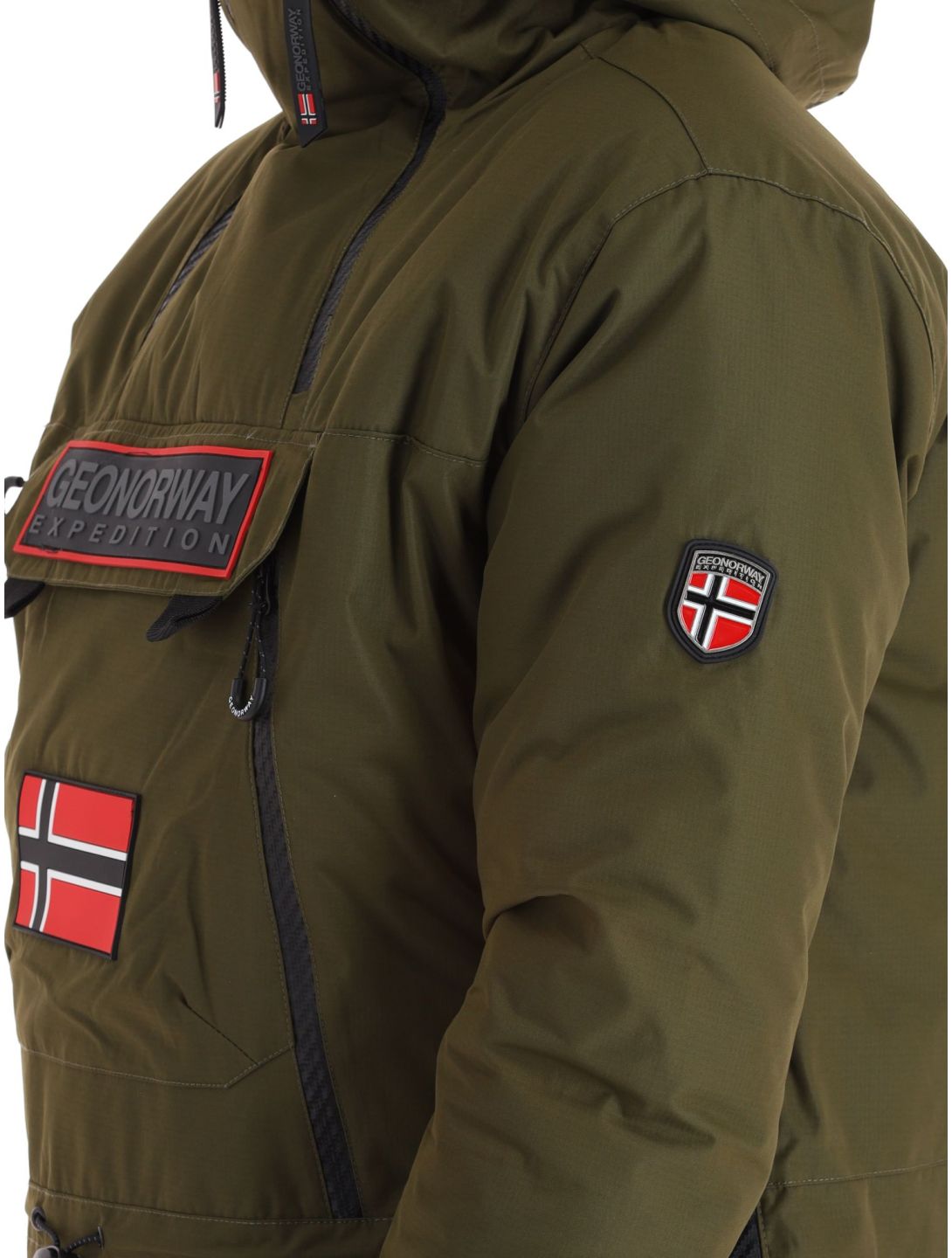 Geographical Norway, Benyamine chaqueta de esquí hombres Kaki verde 