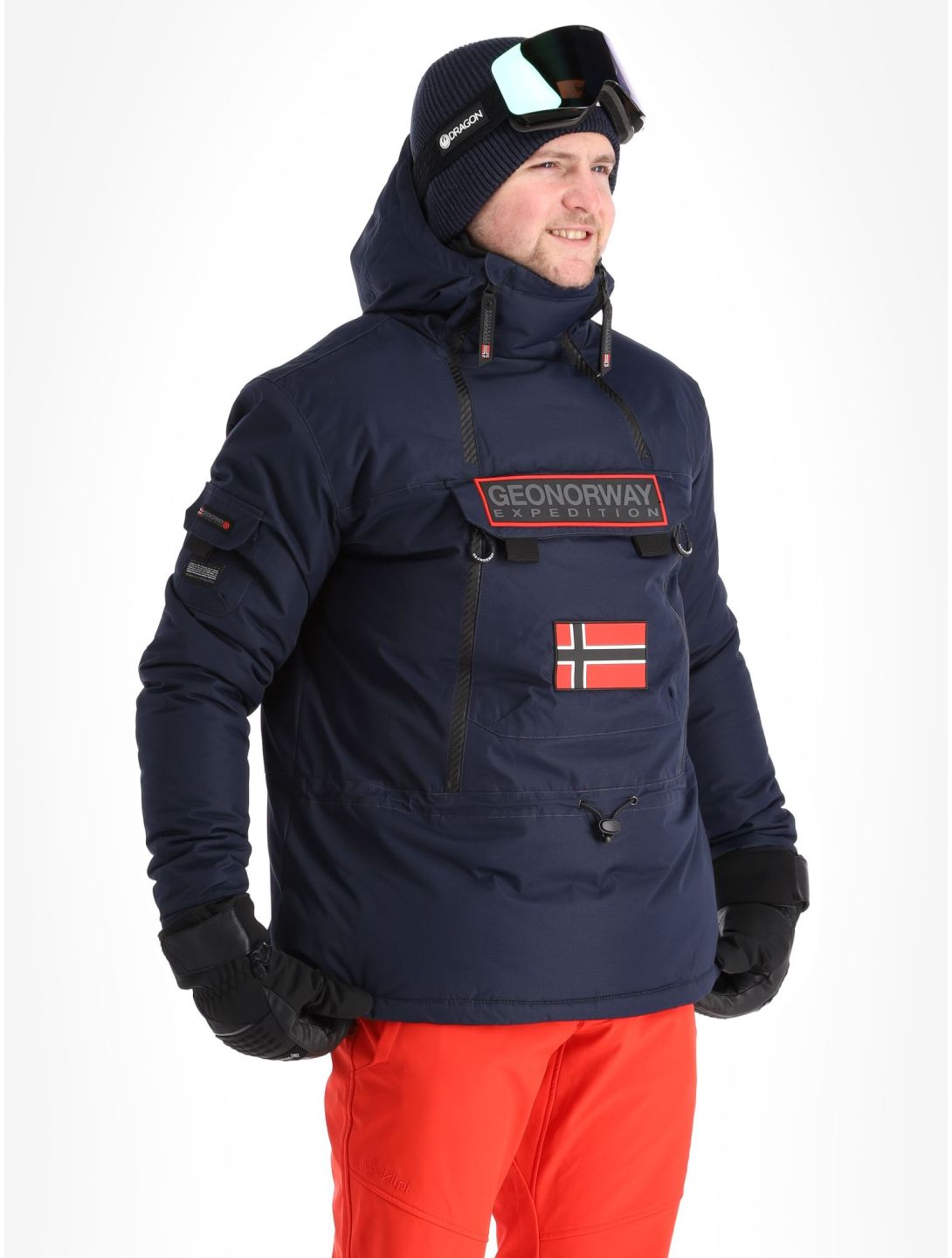 Geographical Norway, Benyamine chaqueta de esquí hombres Navy azul 