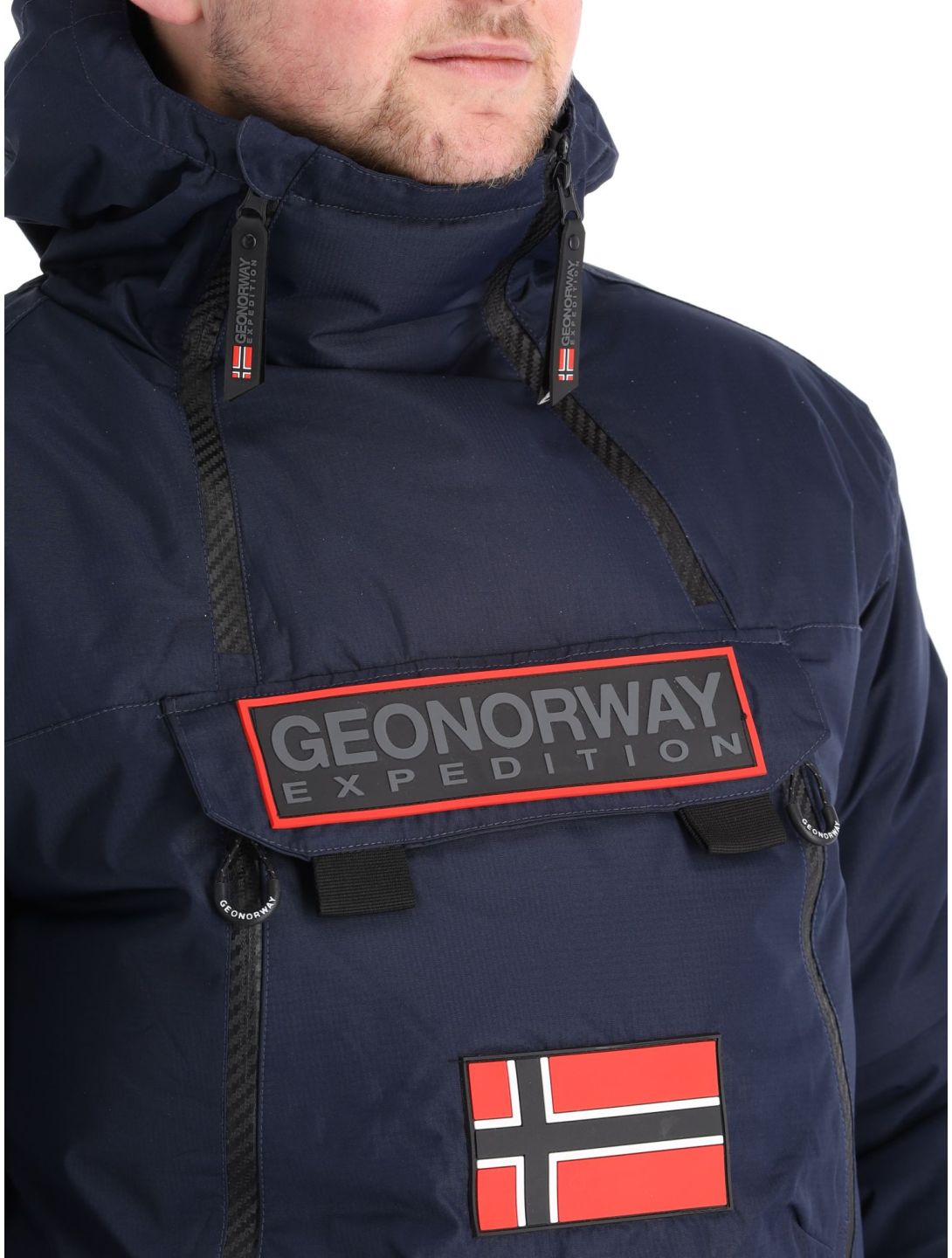 Geographical Norway, Benyamine chaqueta de esquí hombres Navy azul 