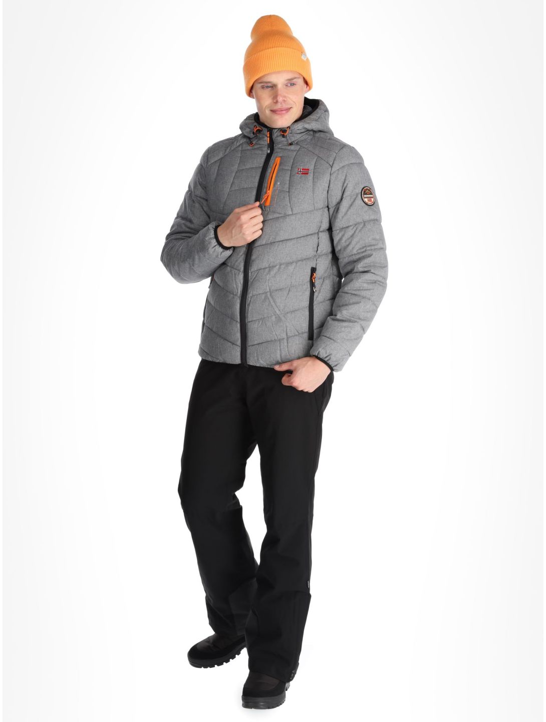 Geographical Norway, Bolchevic chaqueta de esquí hombres Light Grey gris 