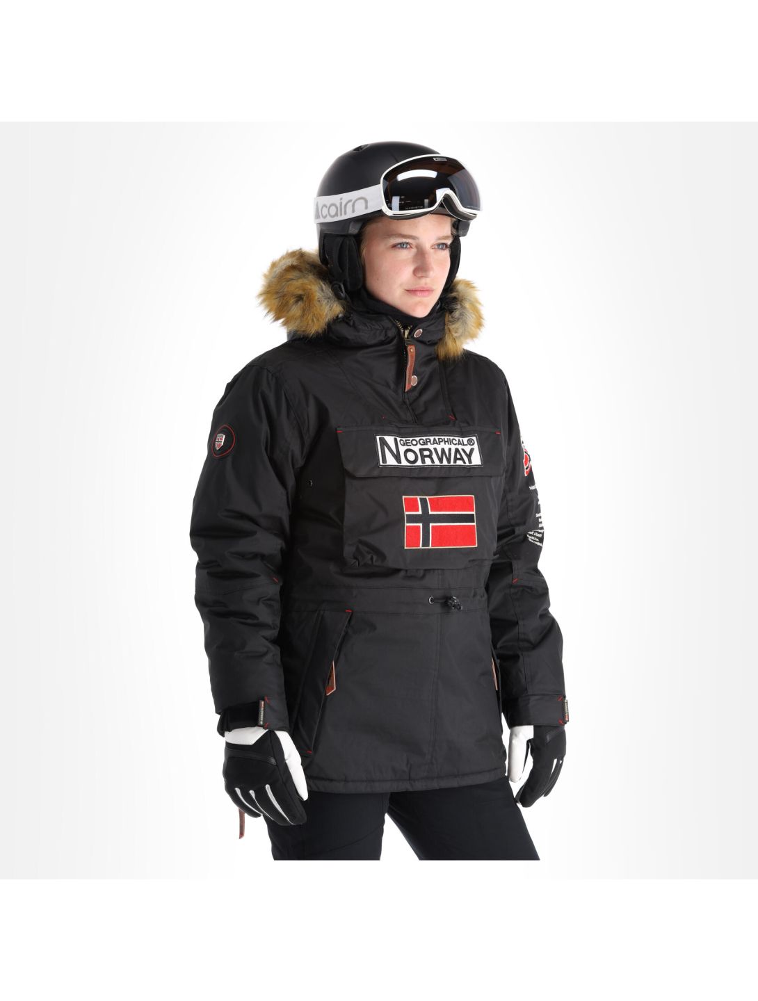 Geographical Norway Boomera - Negro - Anorak Mujer