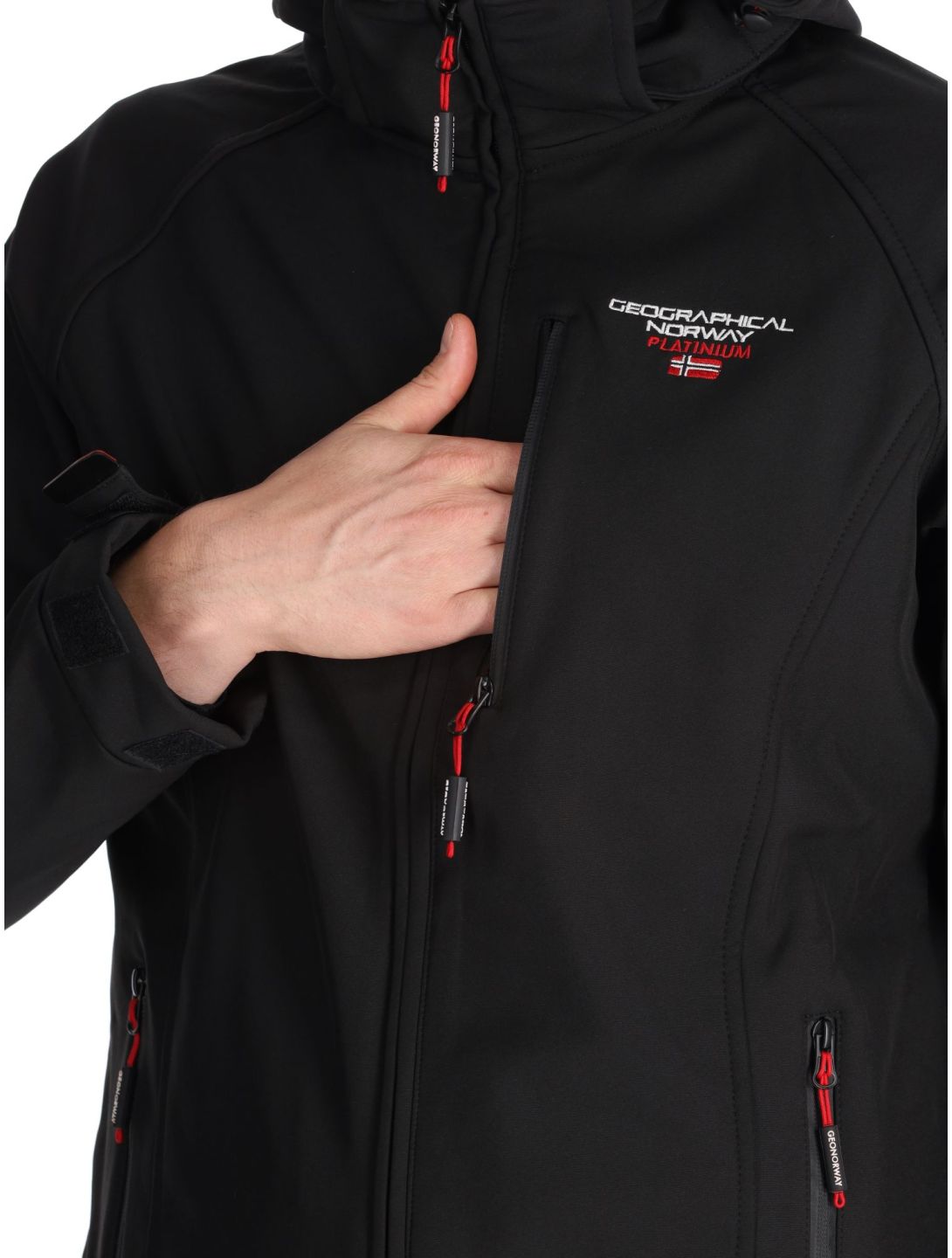 Geographical Norway, Taboo chaqueta de esquí hombres Black negro 