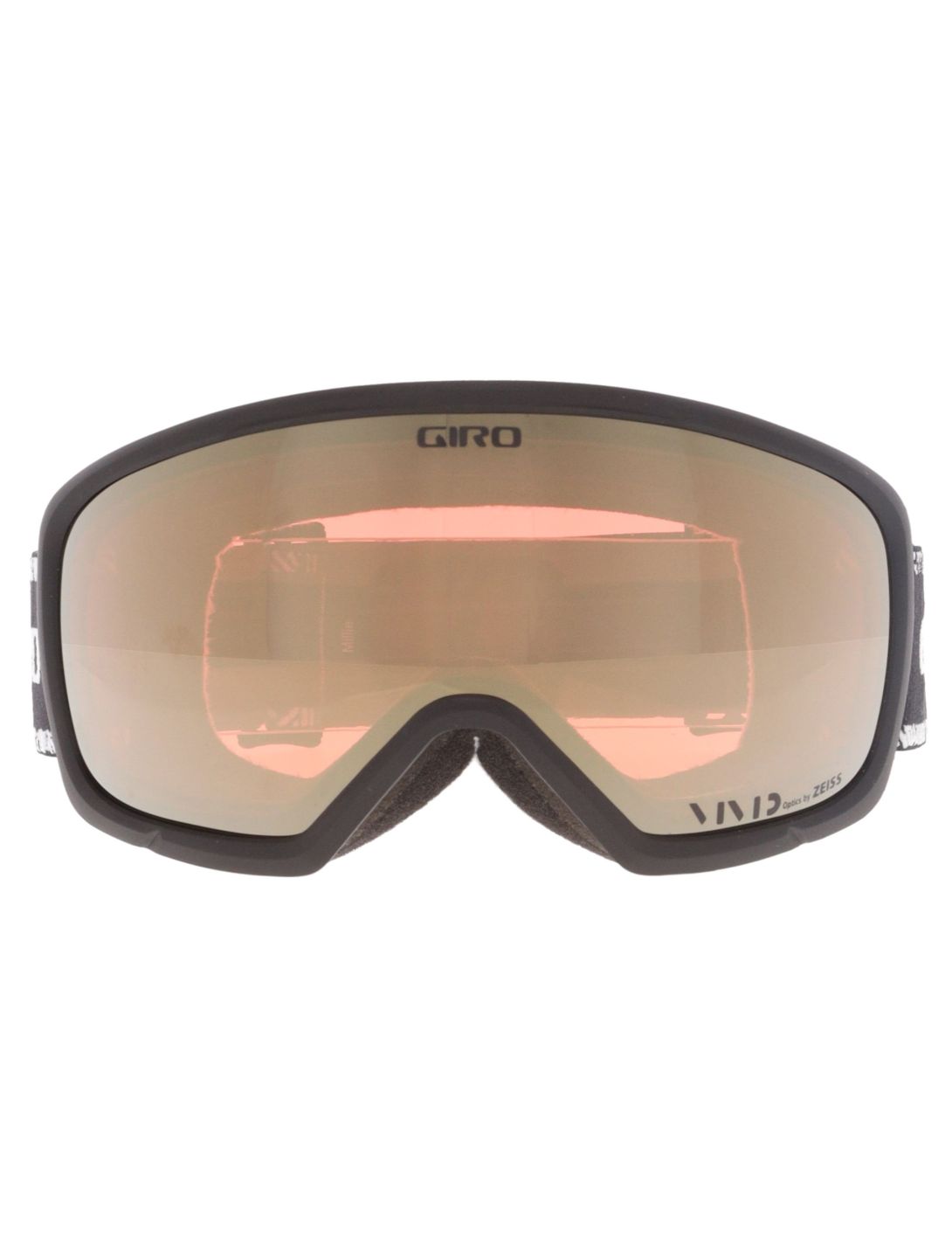 Giro, Millie gafas de esquí unisex Black & White Chute - VIVID Copper blanco, negro 