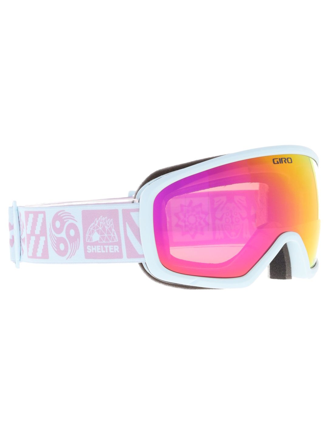 Giro, Millie gafas de esquí unisex Light Mineral Shelter - VIVID Pink azul 