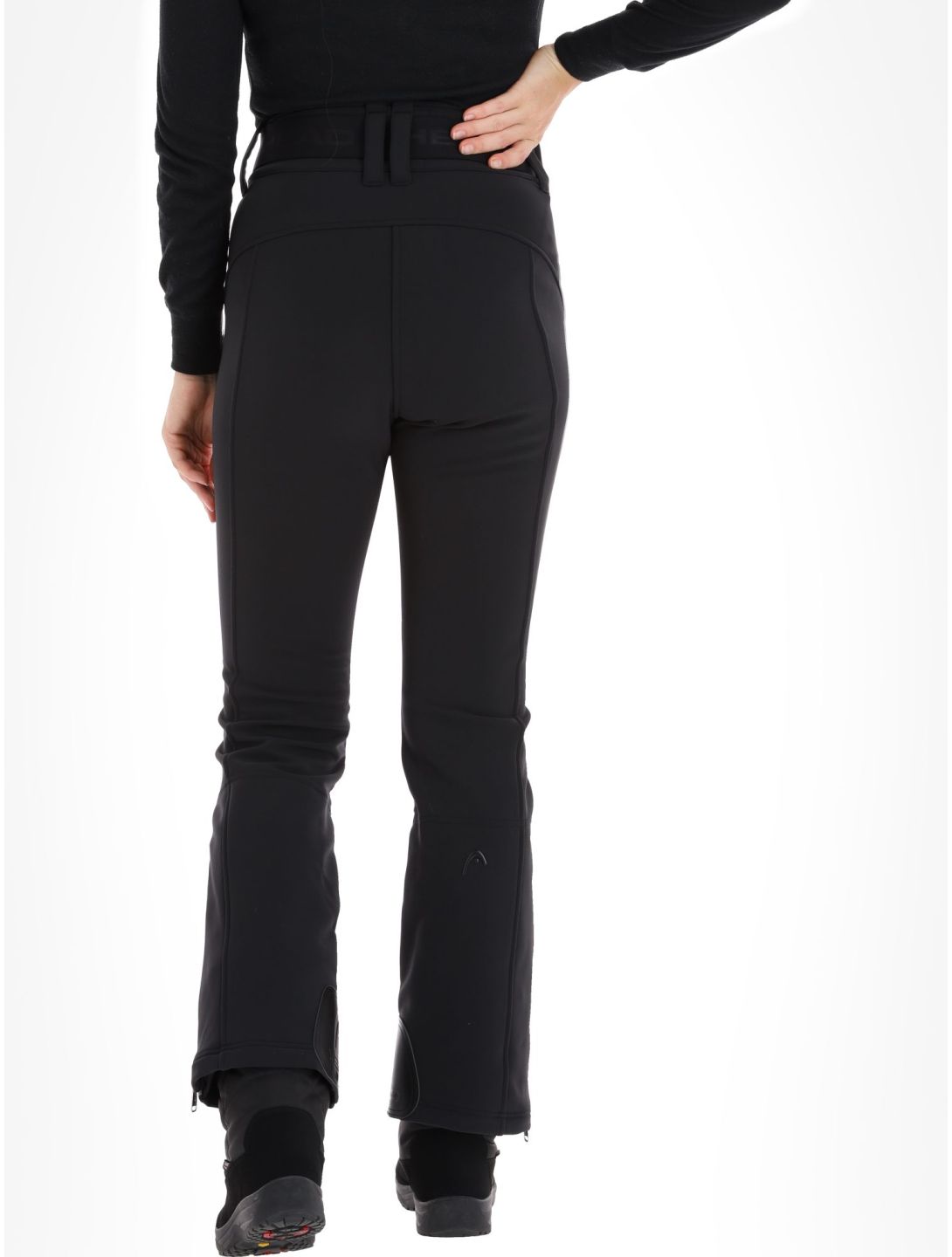 Head, Jet pantalones de esquí softshell mujeres Black negro 