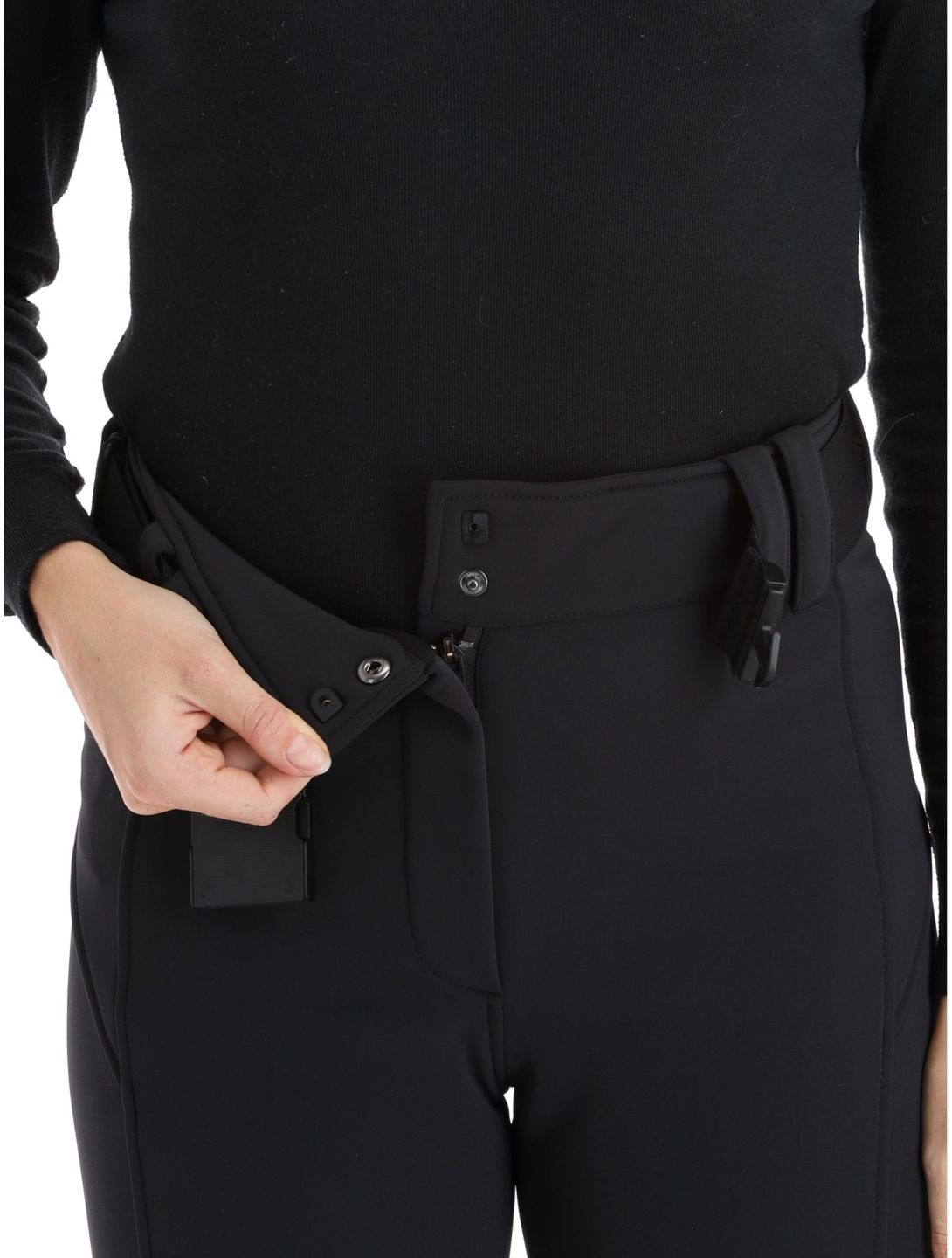 Head, Jet pantalones de esquí softshell mujeres Black negro 