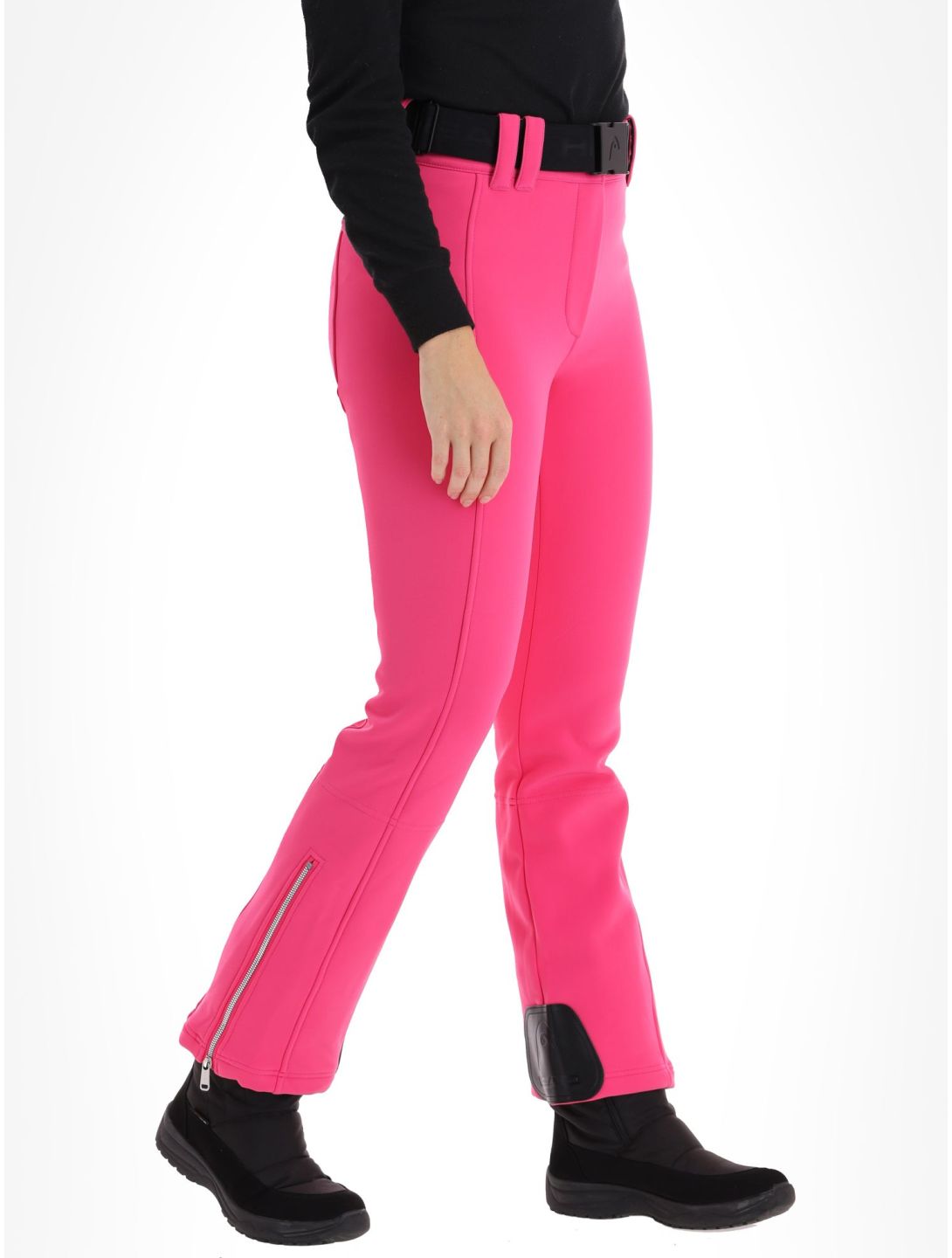 Head, Jet pantalones de esquí softshell mujeres Fuschia Pink rosa 