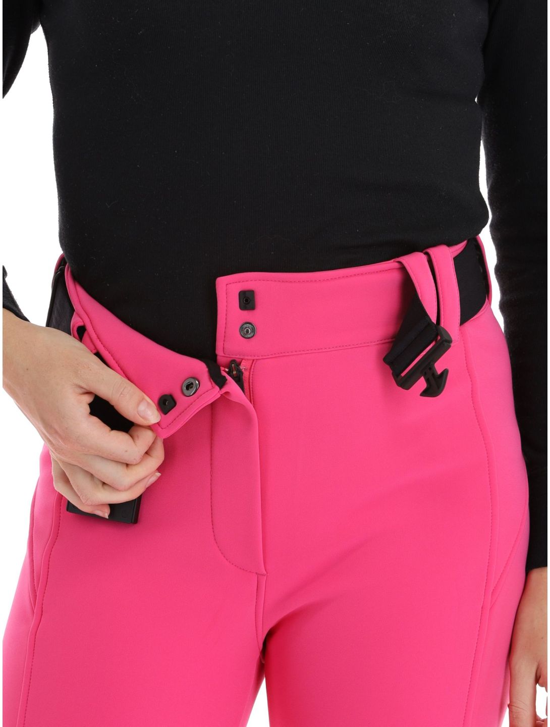 Head, Jet pantalones de esquí softshell mujeres Fuschia Pink rosa 