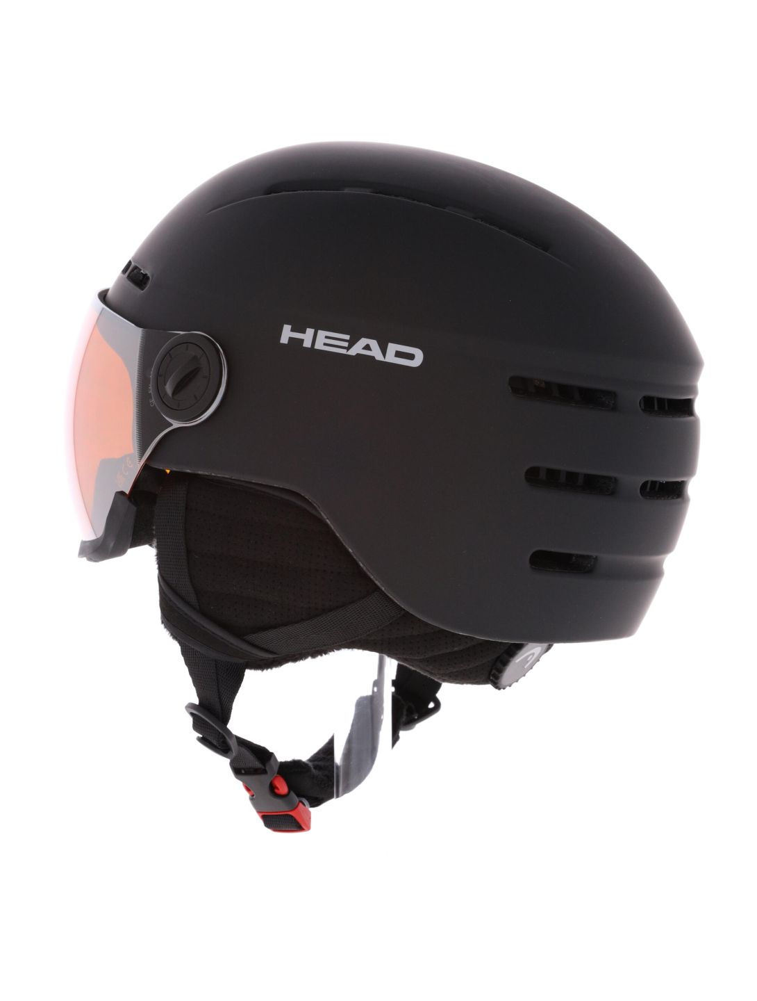 Head, Knight casco con visera unisex Black negro 