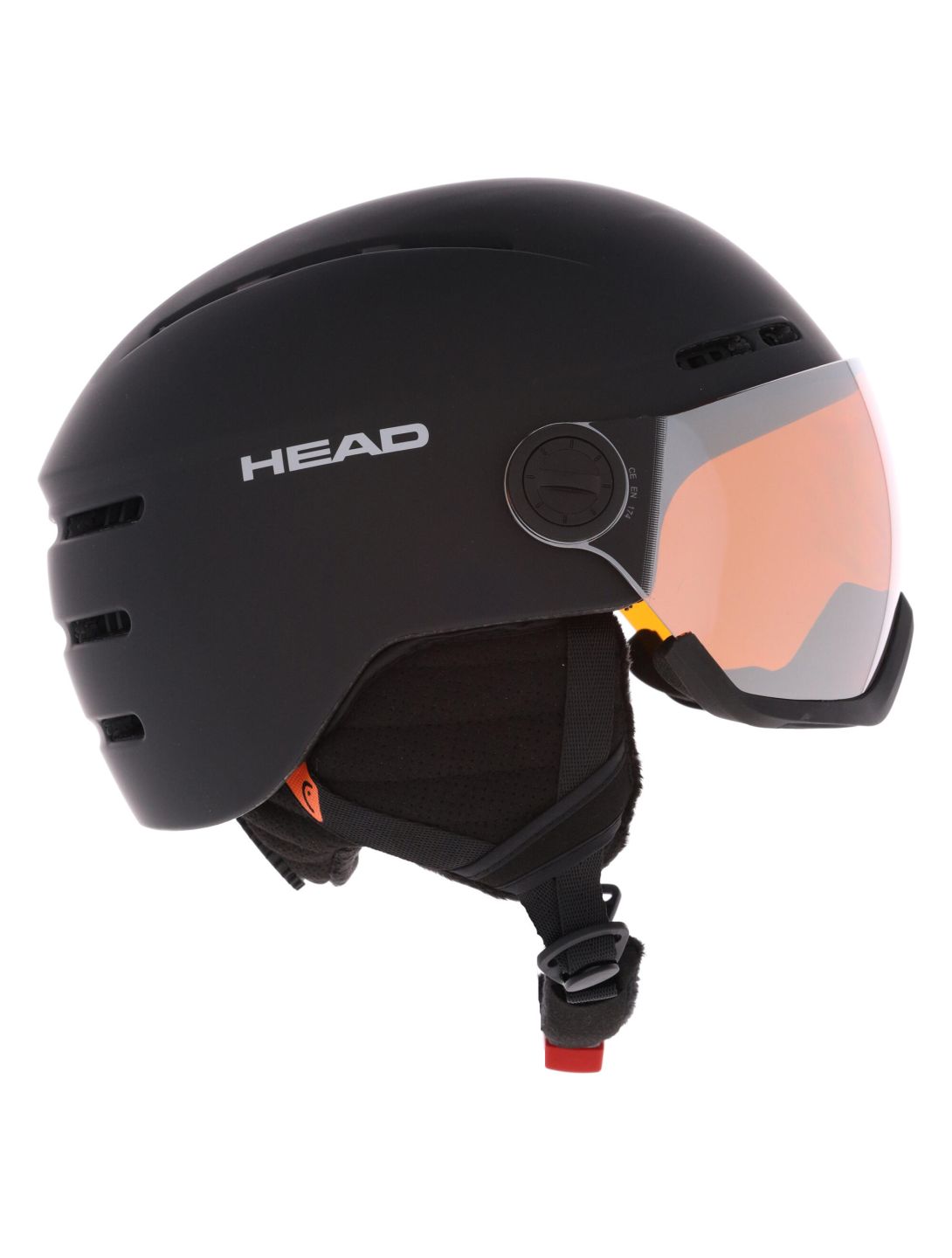 Head, Knight casco con visera unisex Black negro 