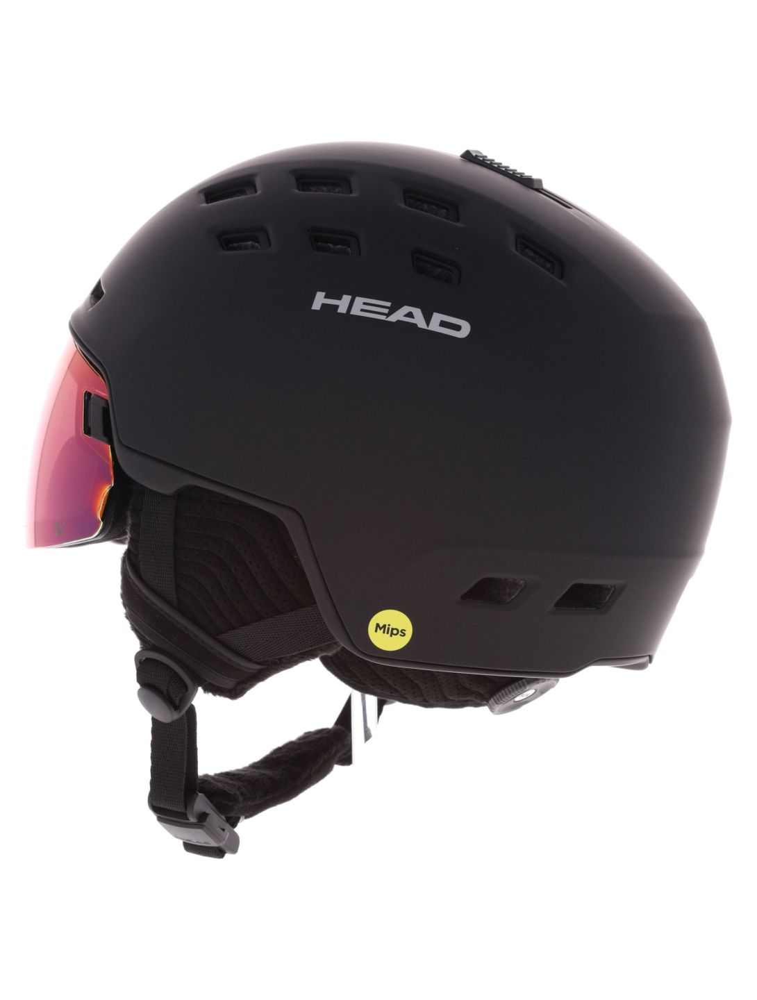 Head, Radar 5K MIPS casco con visera unisex Black negro 