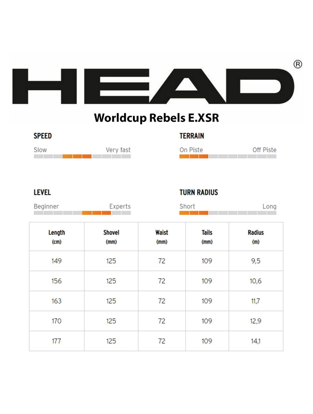 Head, WC Rebels e.XSR + PR 11 GW (2023/24) esquís unisex 