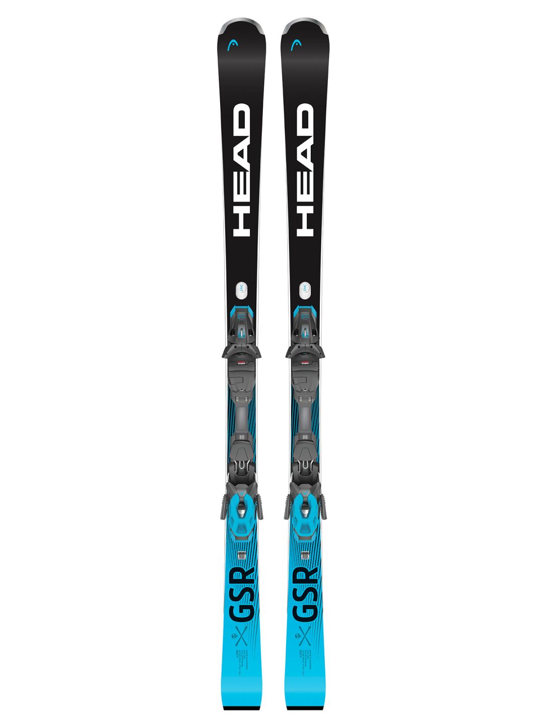 Head, Worldcup Rebels e.GSR + PR 11 GW esquís unisex Black Blue 