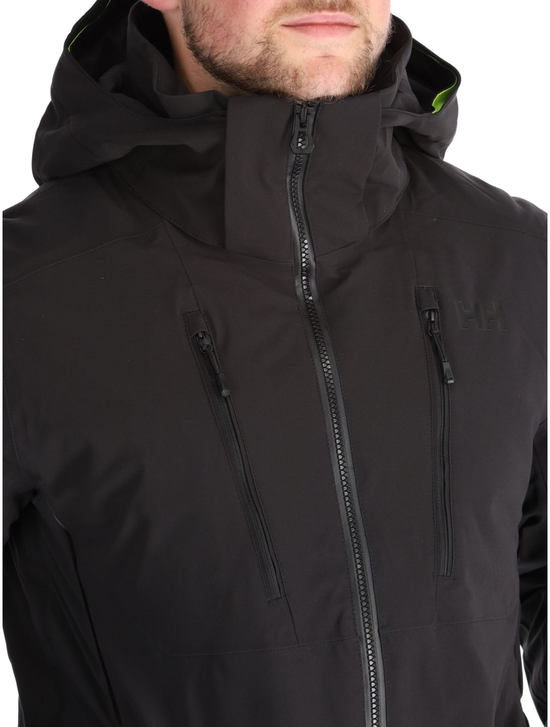 Helly Hansen, Alpha 4.0 chaqueta de esquí hombres Black negro 