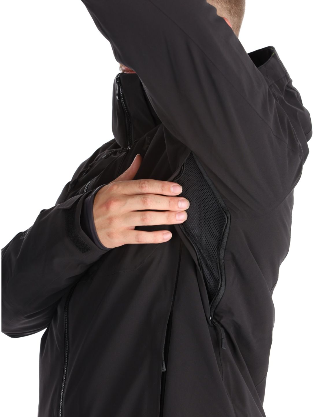 Helly Hansen, Alpha 4.0 chaqueta de esquí hombres Black negro 