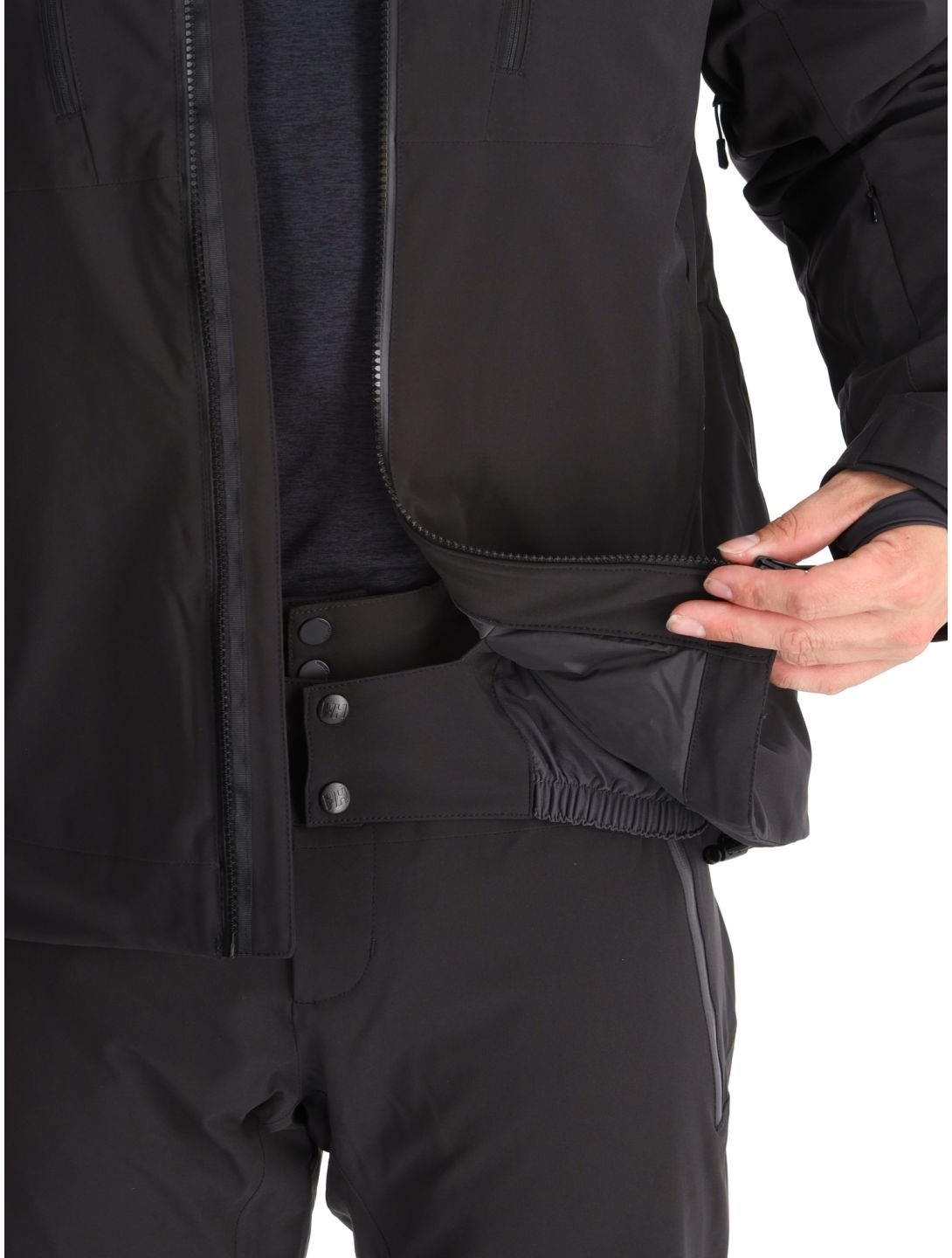 Helly Hansen, Alpha 4.0 chaqueta de esquí hombres Black negro 