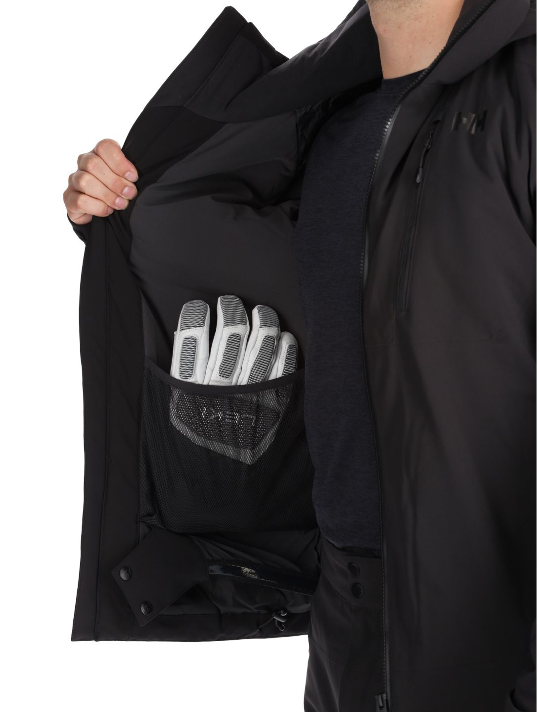 Helly Hansen, Alpha 4.0 chaqueta de esquí hombres Black negro 