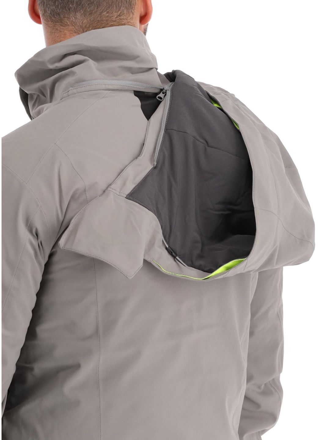 Helly Hansen, Alpha 4.0 chaqueta de esquí hombres Concrete gris 