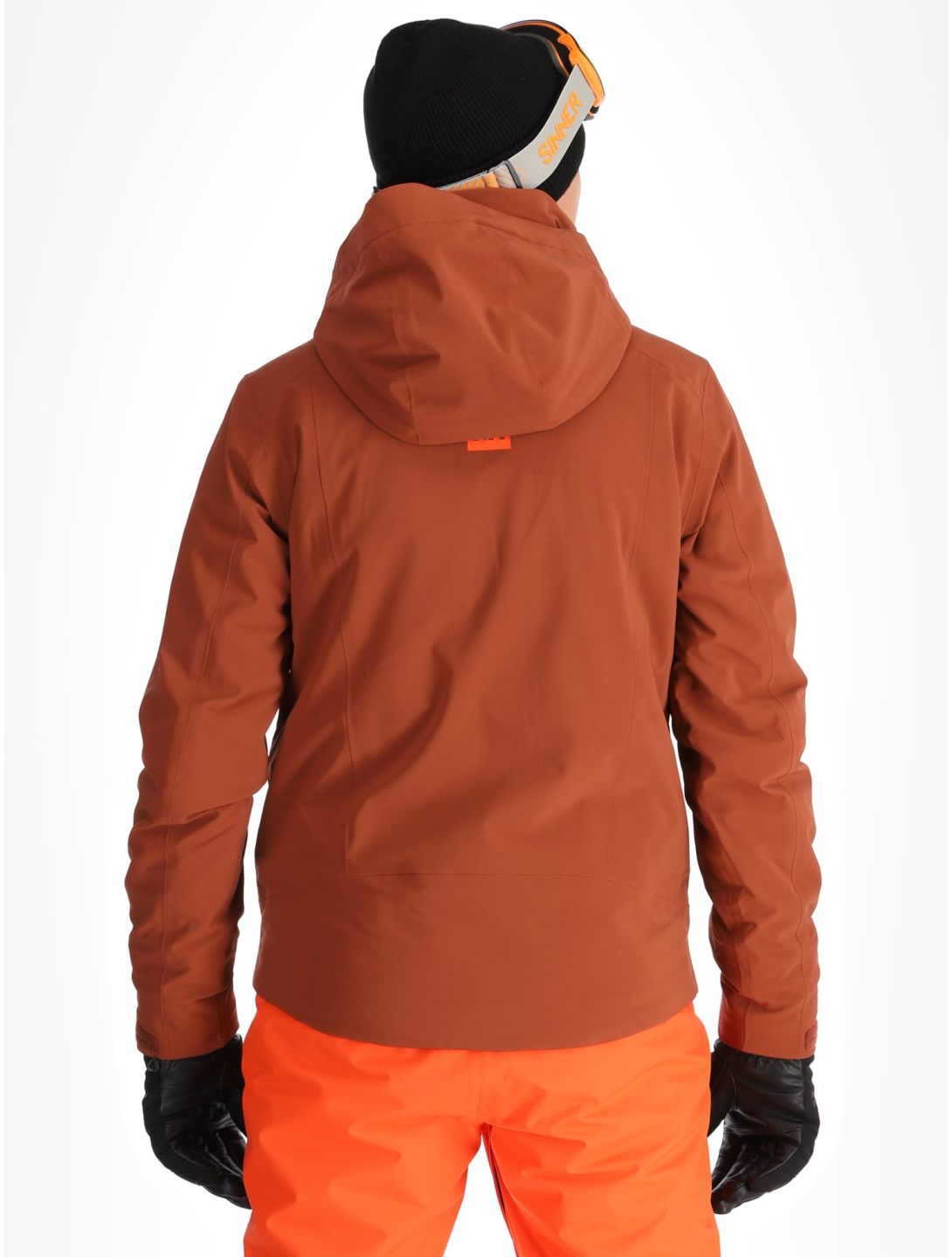 Helly Hansen, Alpha 4.0 chaqueta de esquí hombres Iron Oxide marrón 