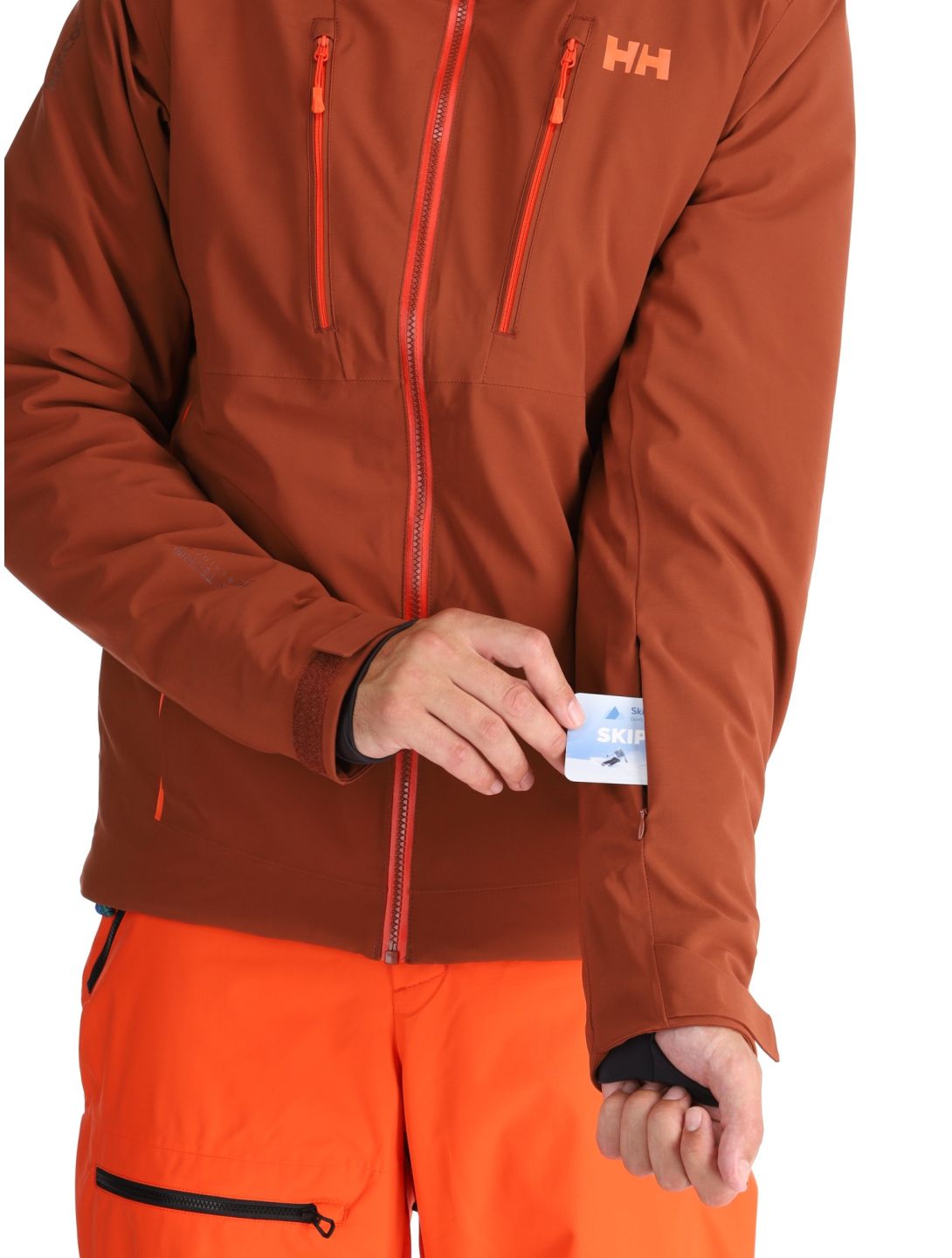 Helly Hansen, Alpha 4.0 chaqueta de esquí hombres Iron Oxide marrón 