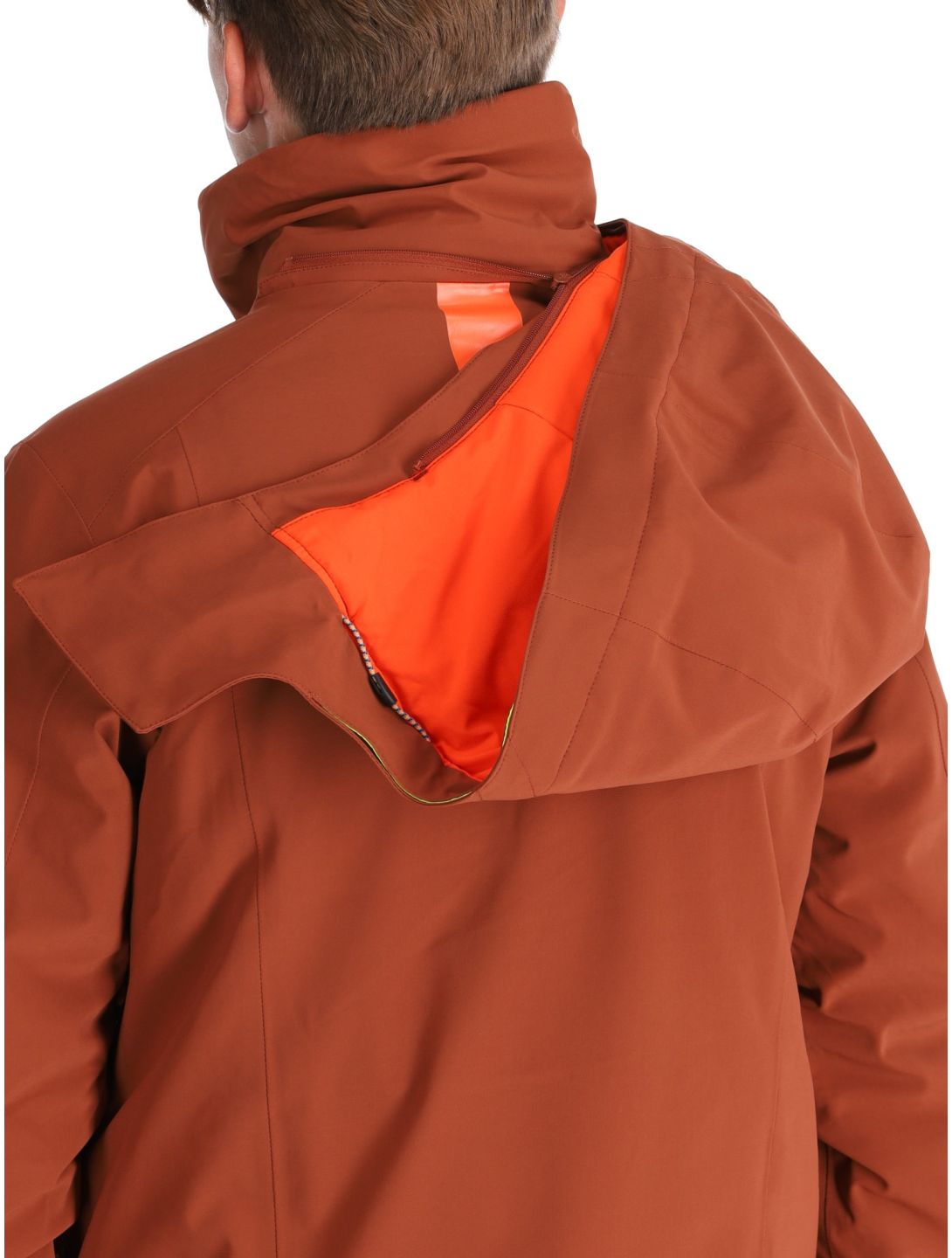 Helly Hansen, Alpha 4.0 chaqueta de esquí hombres Iron Oxide marrón 