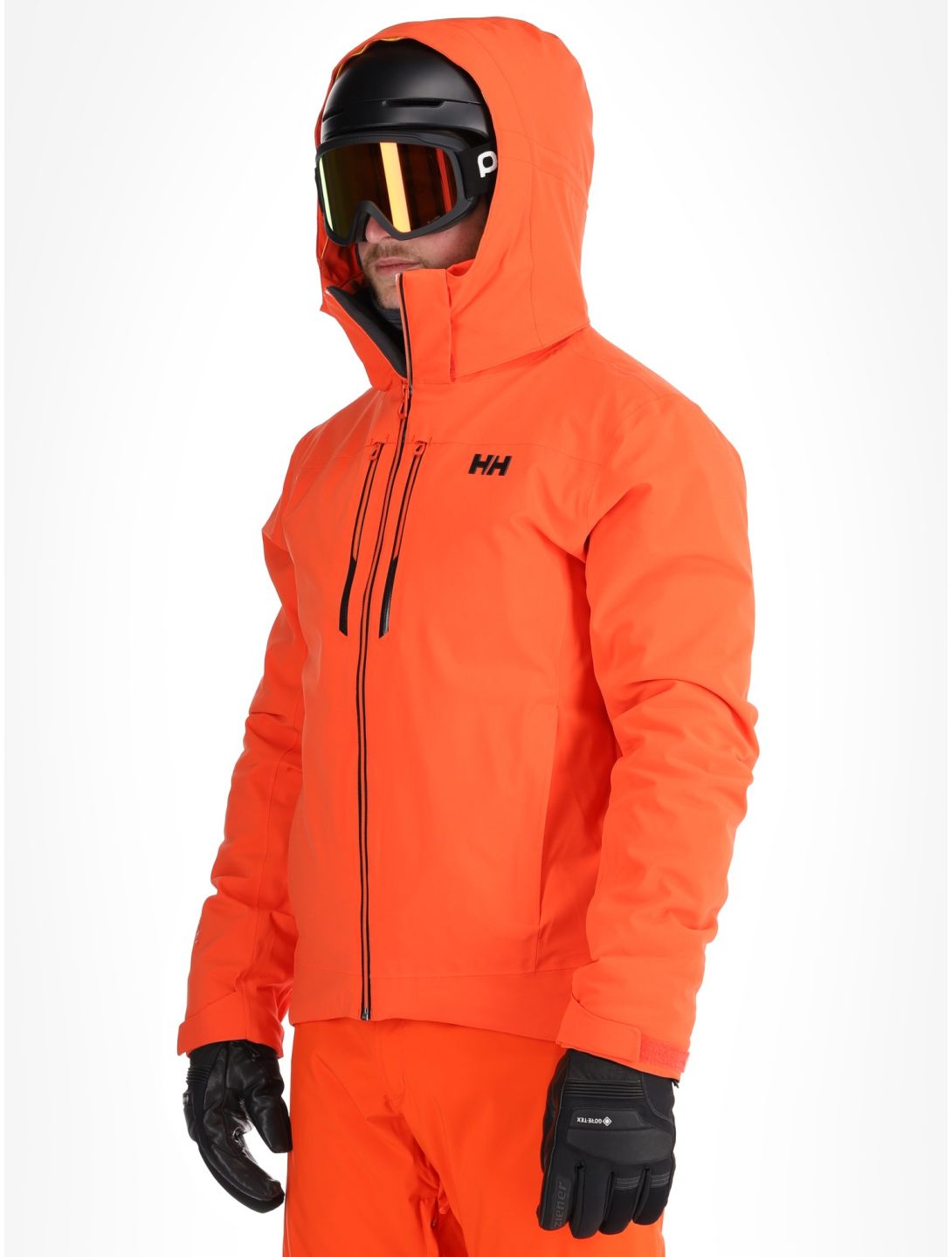 Helly Hansen, Alpha Lifaloft chaqueta de esquí hombres Cherry Tomato naranja 