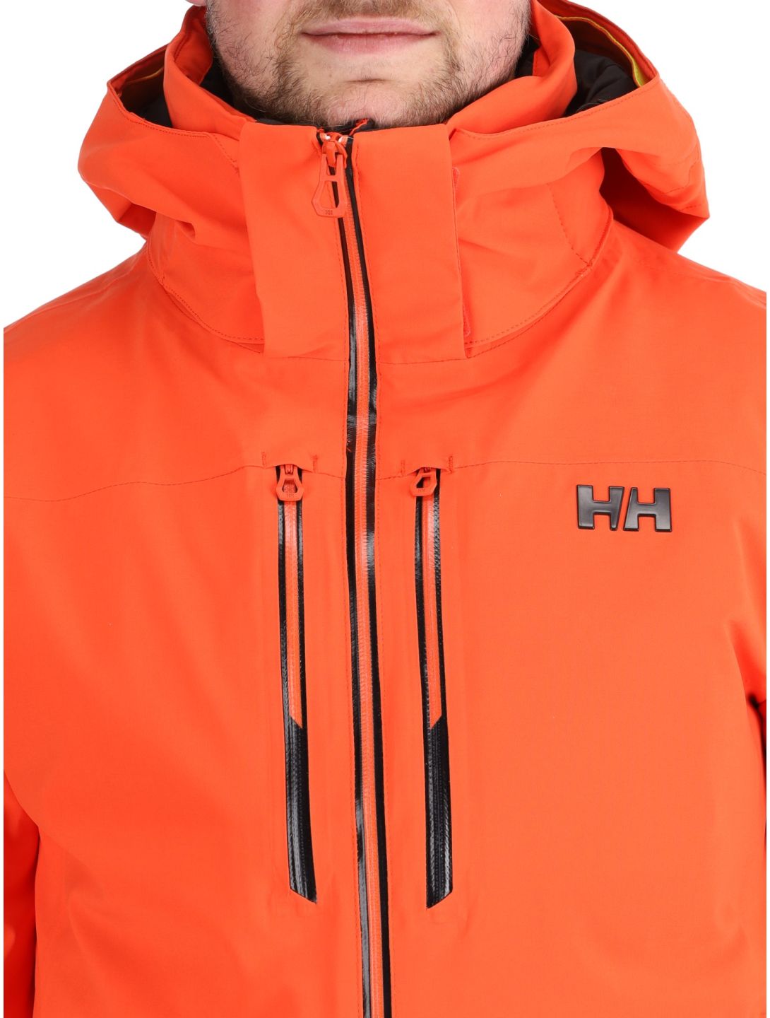 Helly Hansen, Alpha Lifaloft chaqueta de esquí hombres Cherry Tomato naranja 