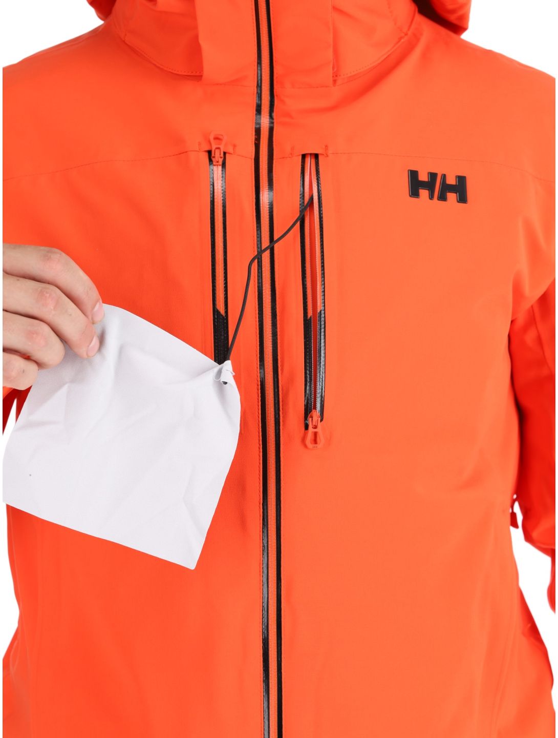 Helly Hansen, Alpha Lifaloft chaqueta de esquí hombres Cherry Tomato naranja 