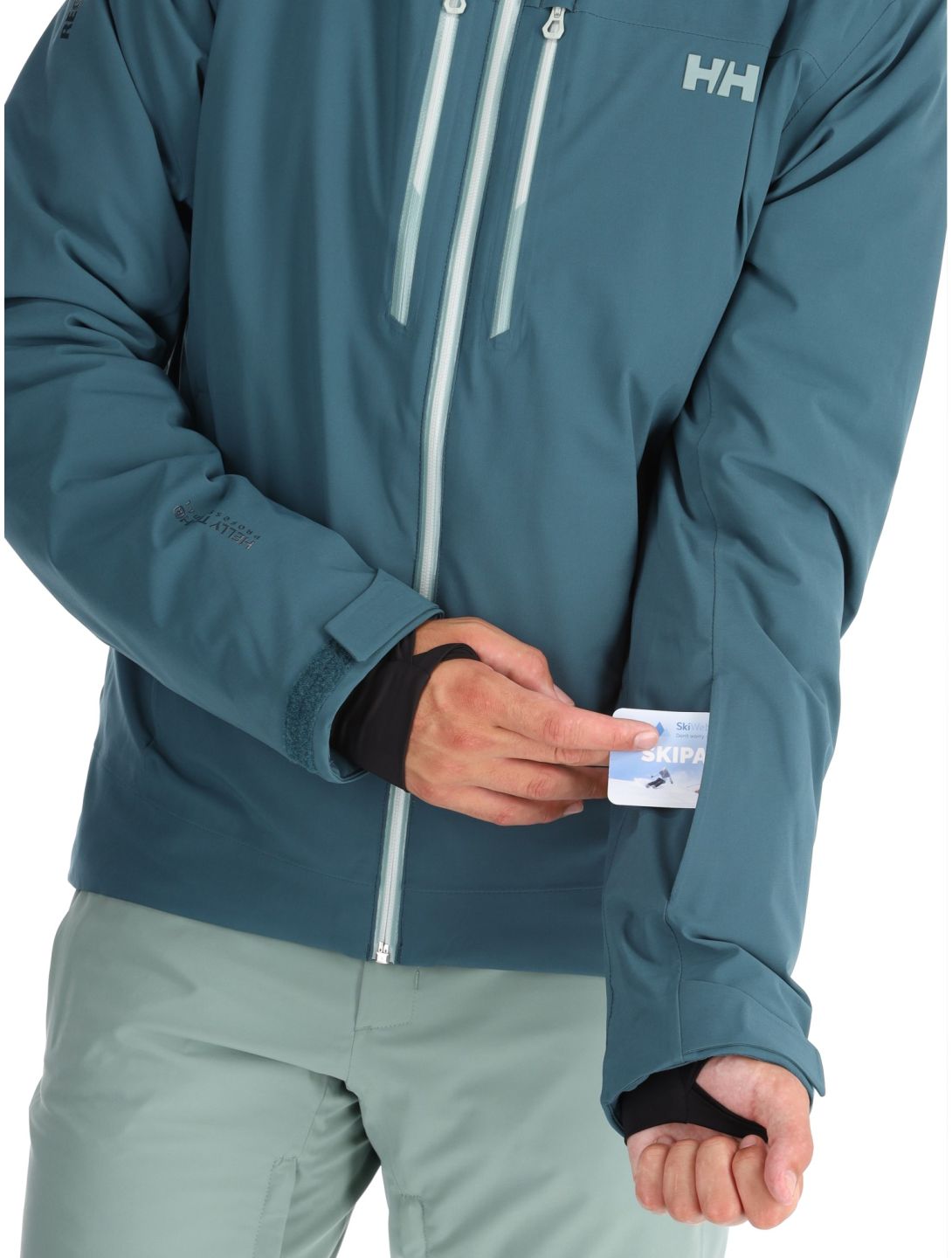 Helly Hansen, Alpha Lifaloft chaqueta de esquí hombres Dark Creek azul 