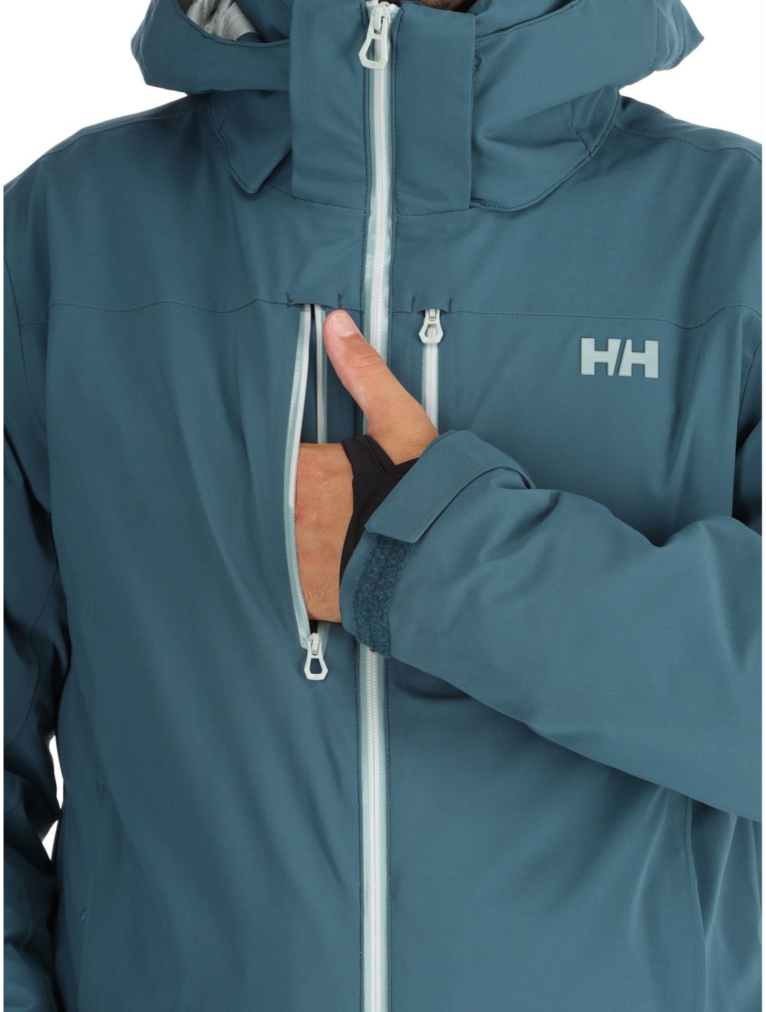 Helly Hansen, Alpha Lifaloft chaqueta de esquí hombres Dark Creek azul 