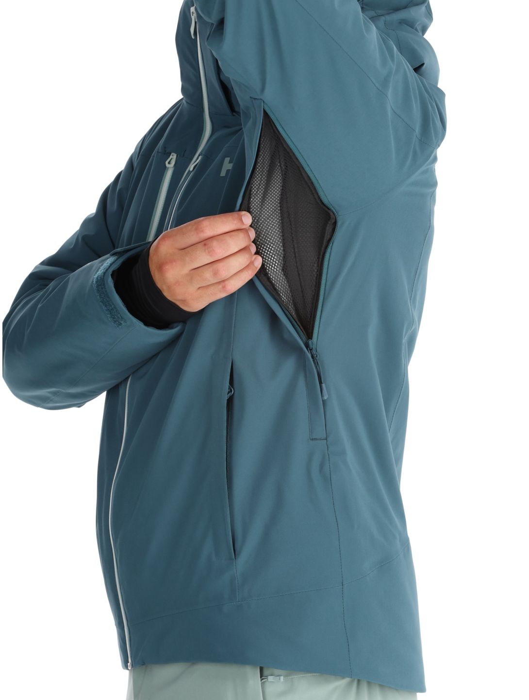 Helly Hansen, Alpha Lifaloft chaqueta de esquí hombres Dark Creek azul 