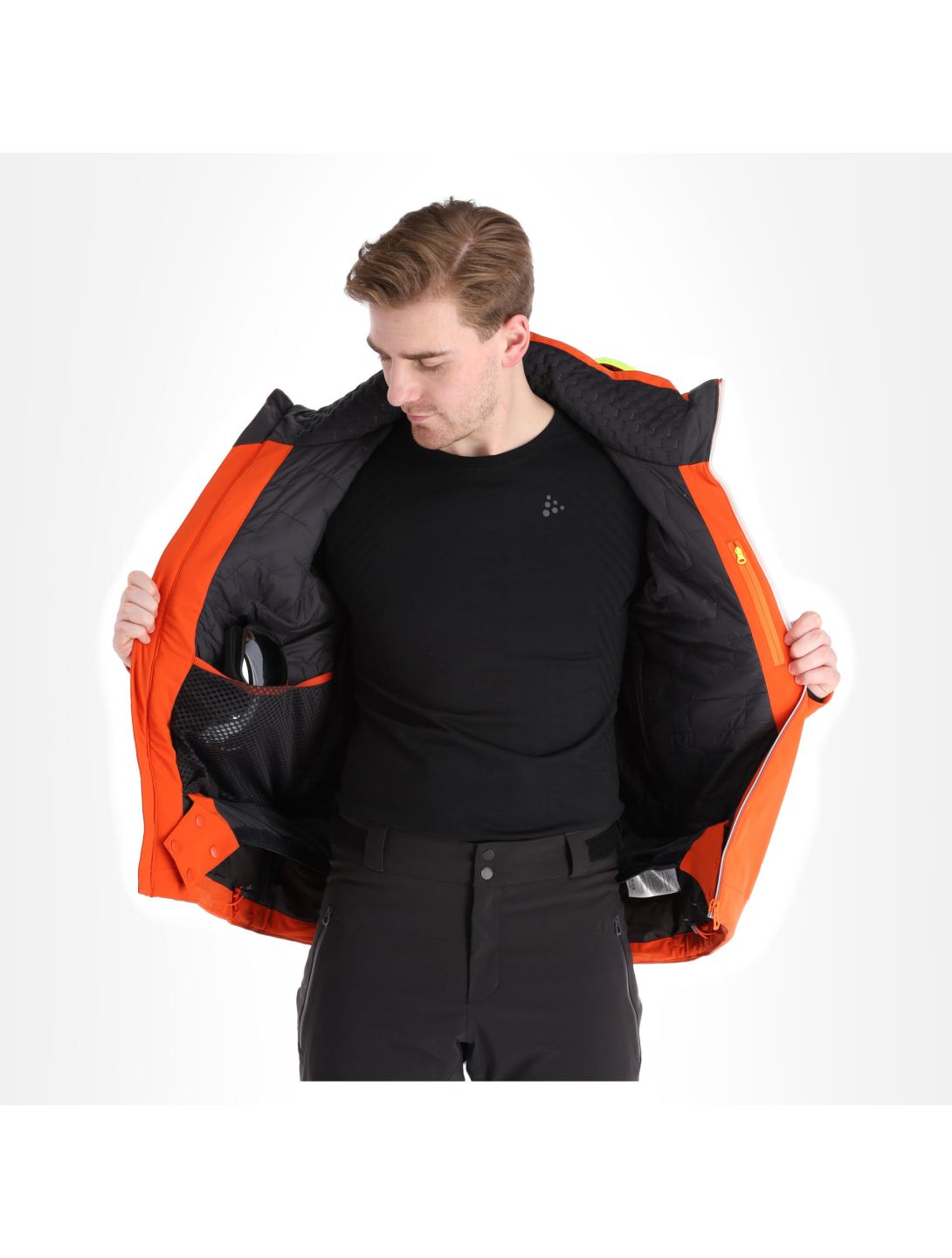 Helly Hansen, Alpha Lifaloft chaqueta de esquí hombres Patrol naranja 