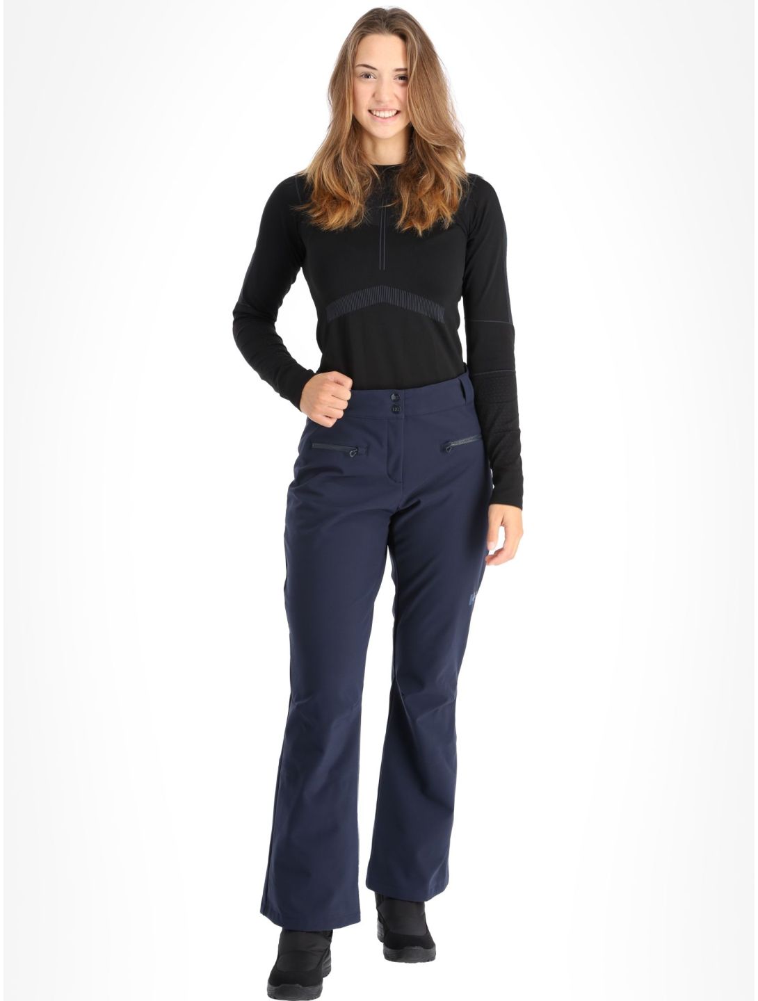 Helly Hansen, Bellissimo 2 pantalones de esquí softshell mujeres Navy azul 