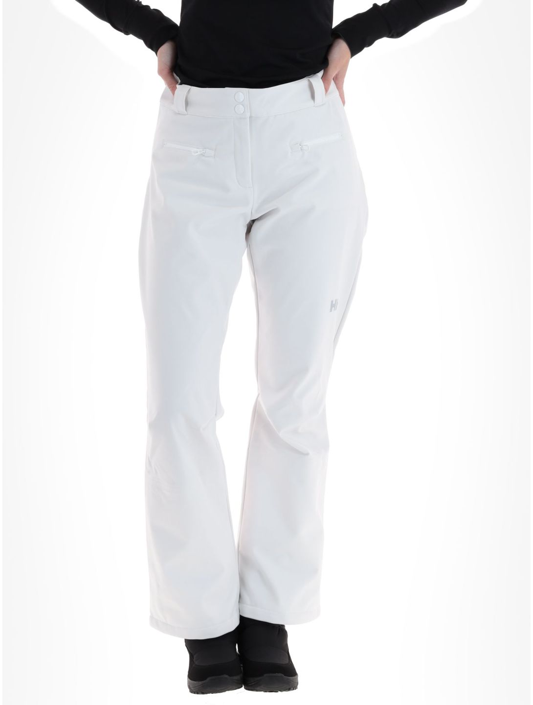 Helly Hansen, Bellissimo 2 pantalones de esquí softshell mujeres White blanco 