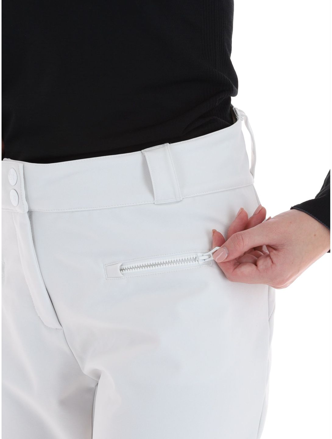 Helly Hansen, Bellissimo 2 pantalones de esquí softshell mujeres White blanco 