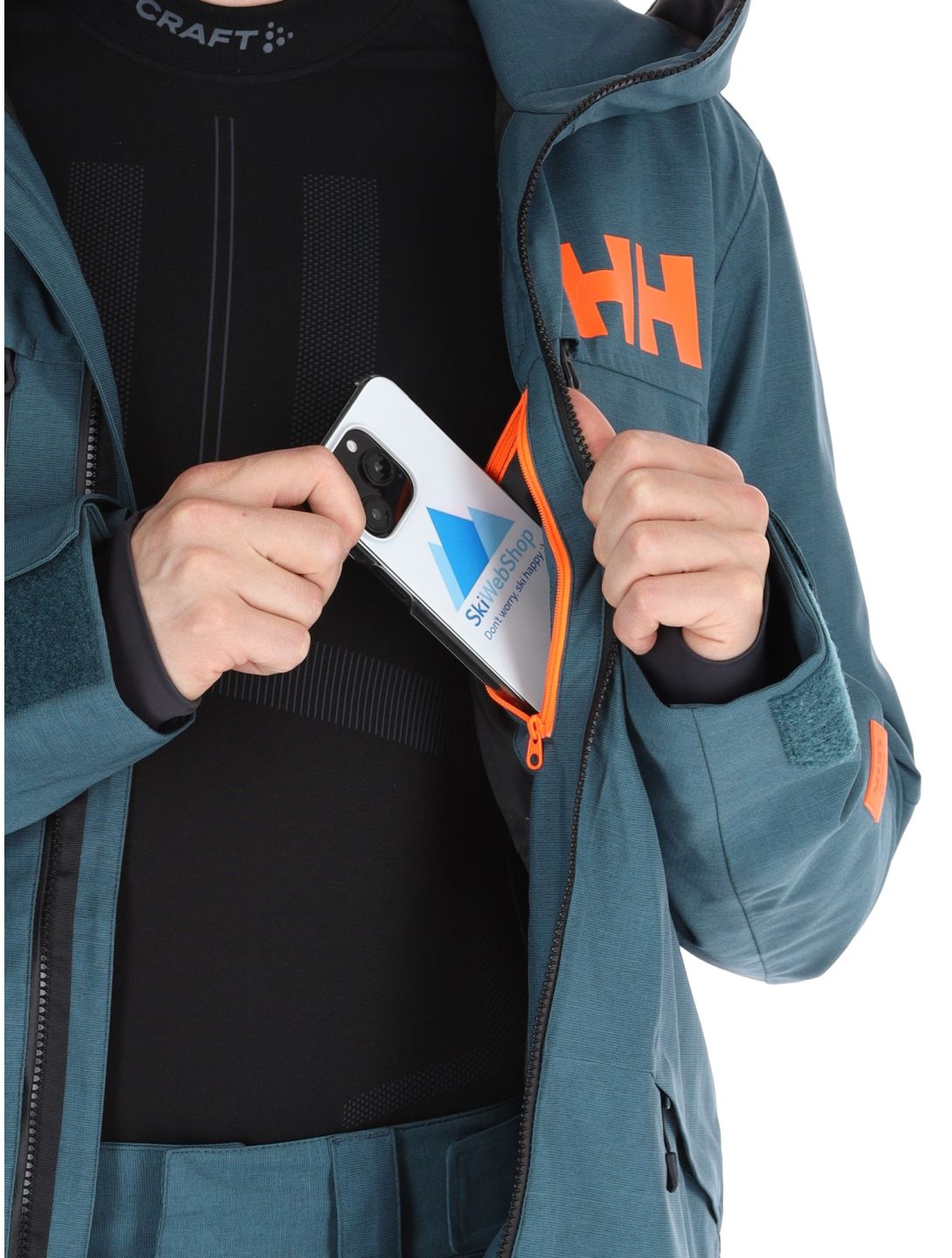 Helly Hansen, Garibaldi 2.0 chaqueta de esquí hombres Dark Creek verde 