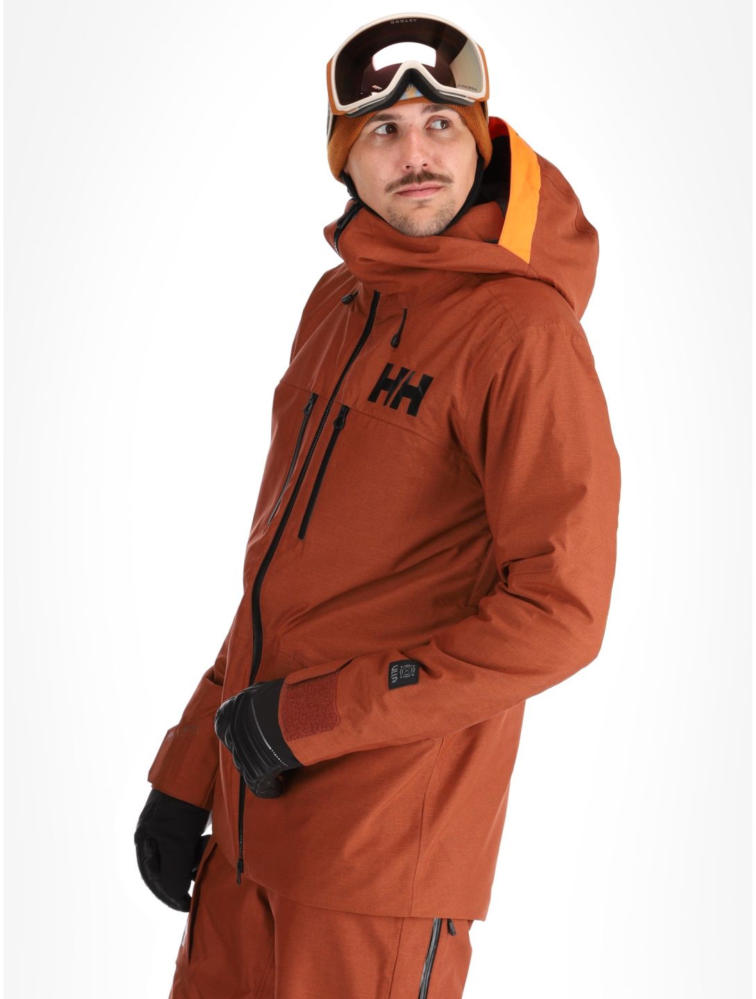 Helly Hansen, Garibaldi 2.0 chaqueta de esquí hombres Iron Oxide marrón 