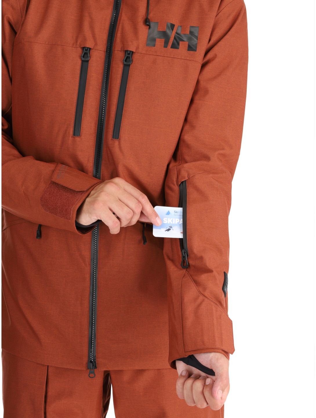 Helly Hansen, Garibaldi 2.0 chaqueta de esquí hombres Iron Oxide marrón 