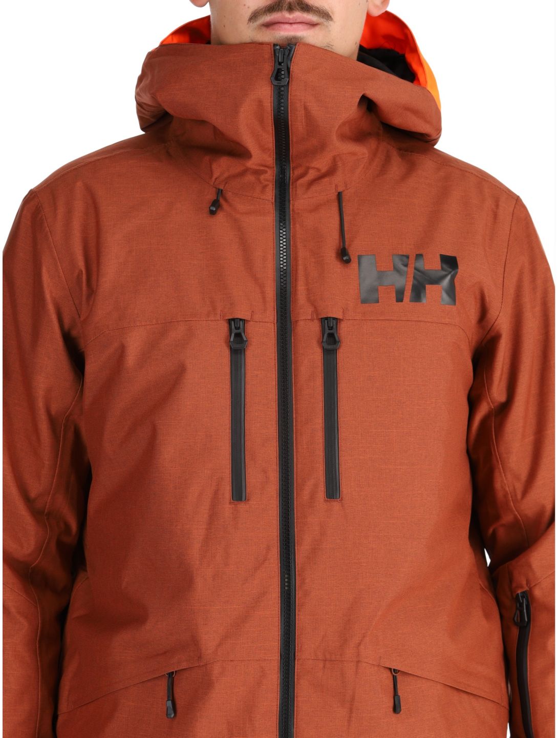 Helly Hansen, Garibaldi 2.0 chaqueta de esquí hombres Iron Oxide marrón 