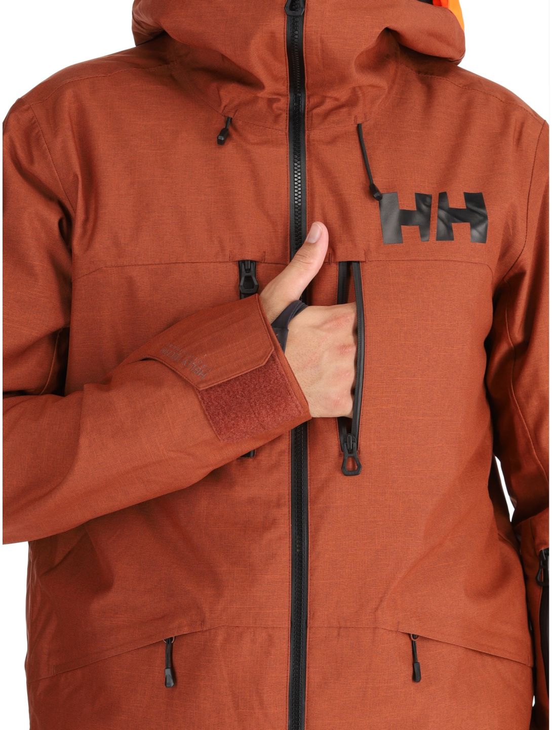 Helly Hansen, Garibaldi 2.0 chaqueta de esquí hombres Iron Oxide marrón 